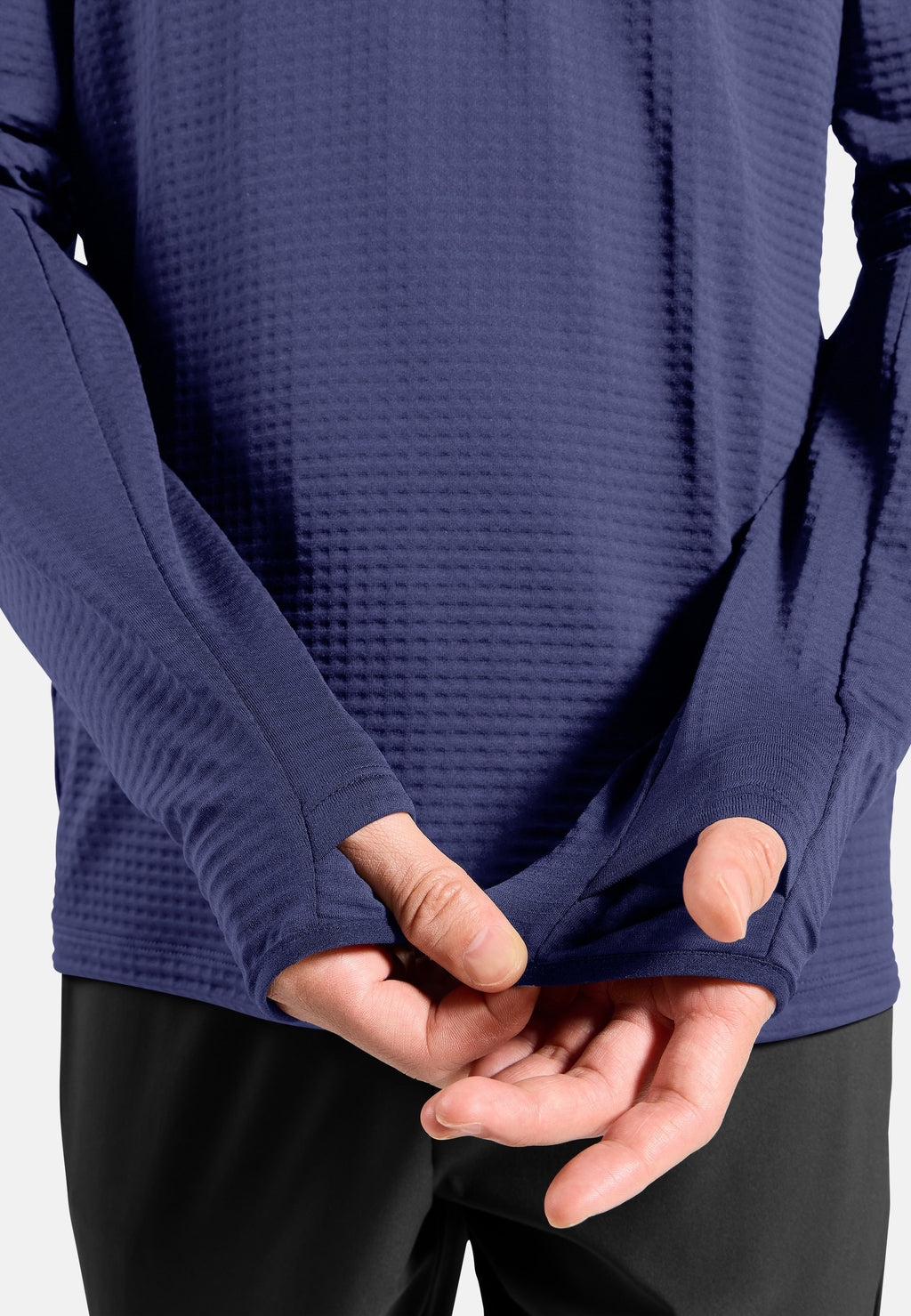 The Essentials Thermal half-zip running mid layer