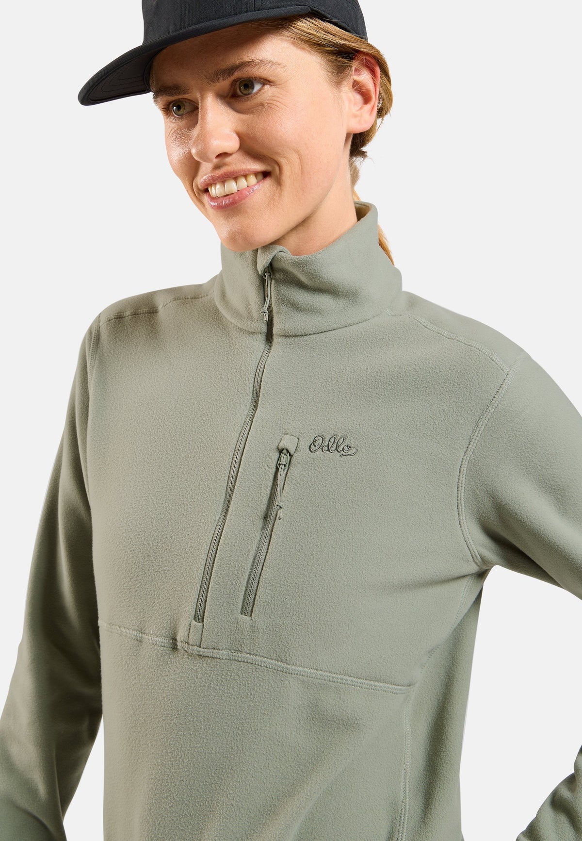 The Essentials classic fleece half-zip multisport mid layer