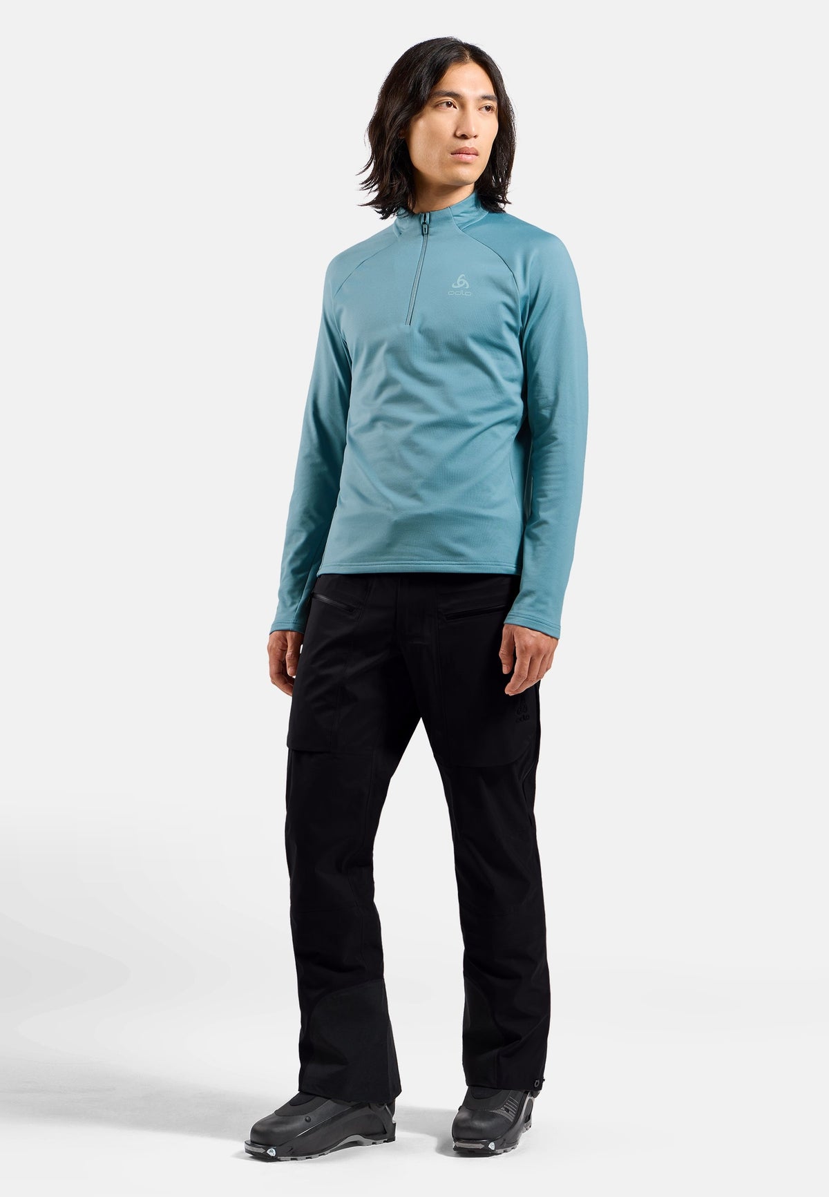 The Essentials Light half-zip mid layer