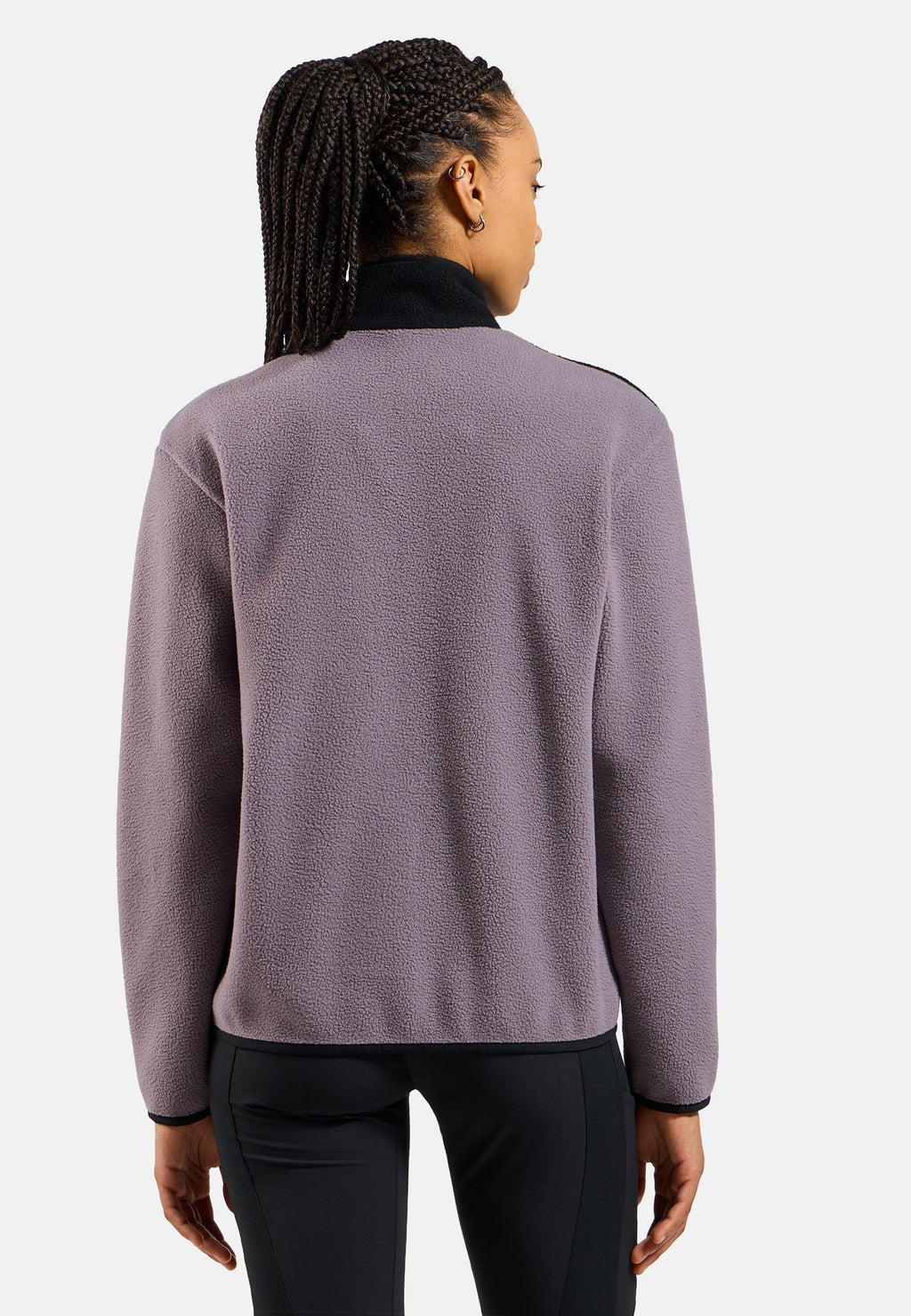 The Essentials high-pile full-zip mid layer