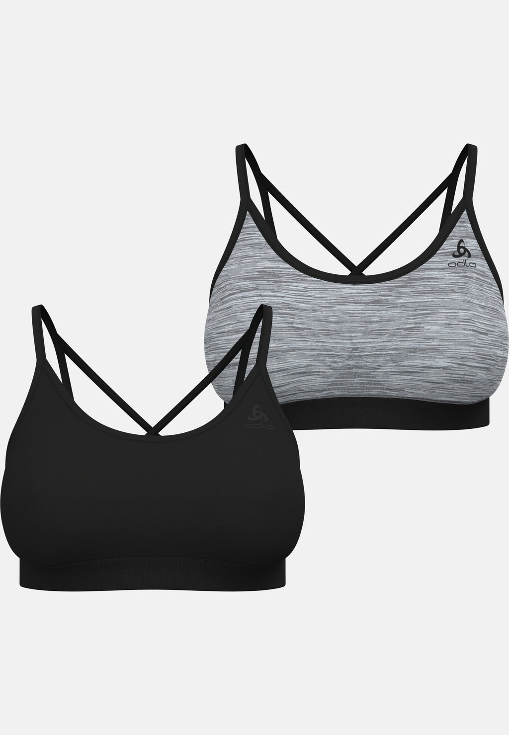 The Seamless soft-support reversible sports bra
