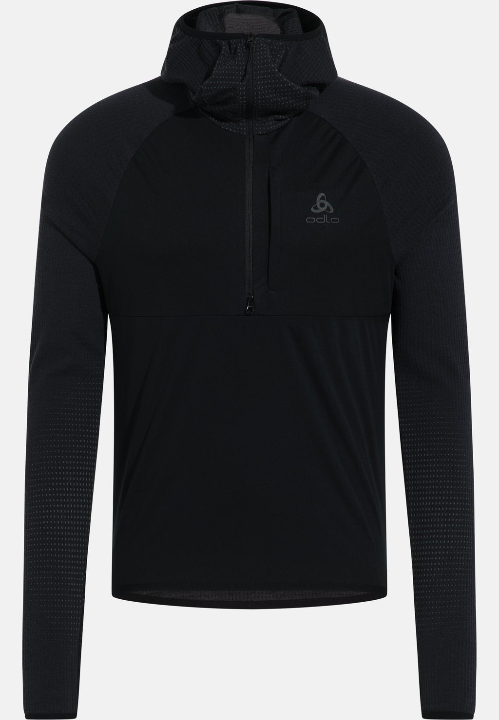 The Zeroweight Pro Performance Wool windproof seamless hooded mid layer