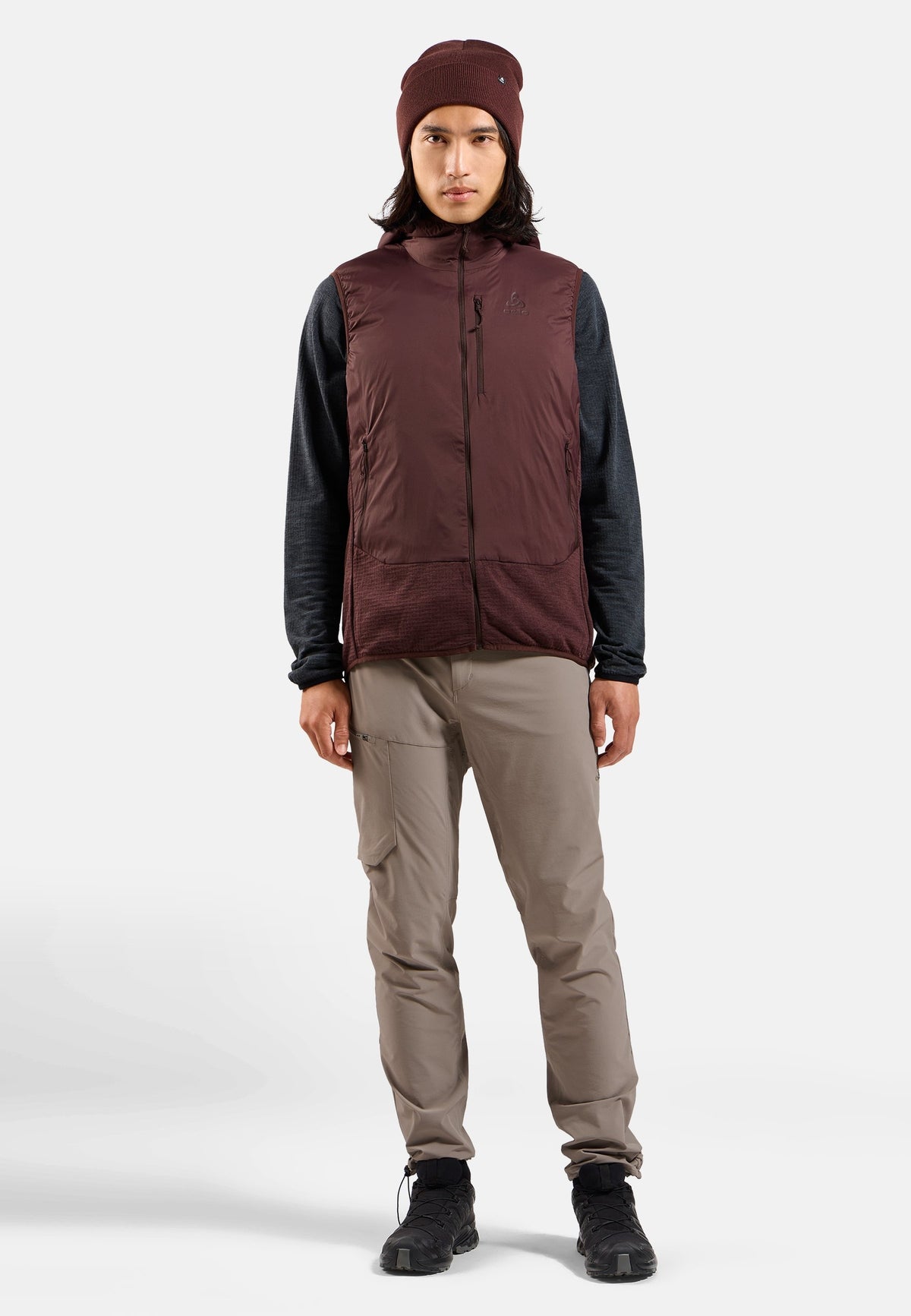 The Ascent wool insulated hybrid vest