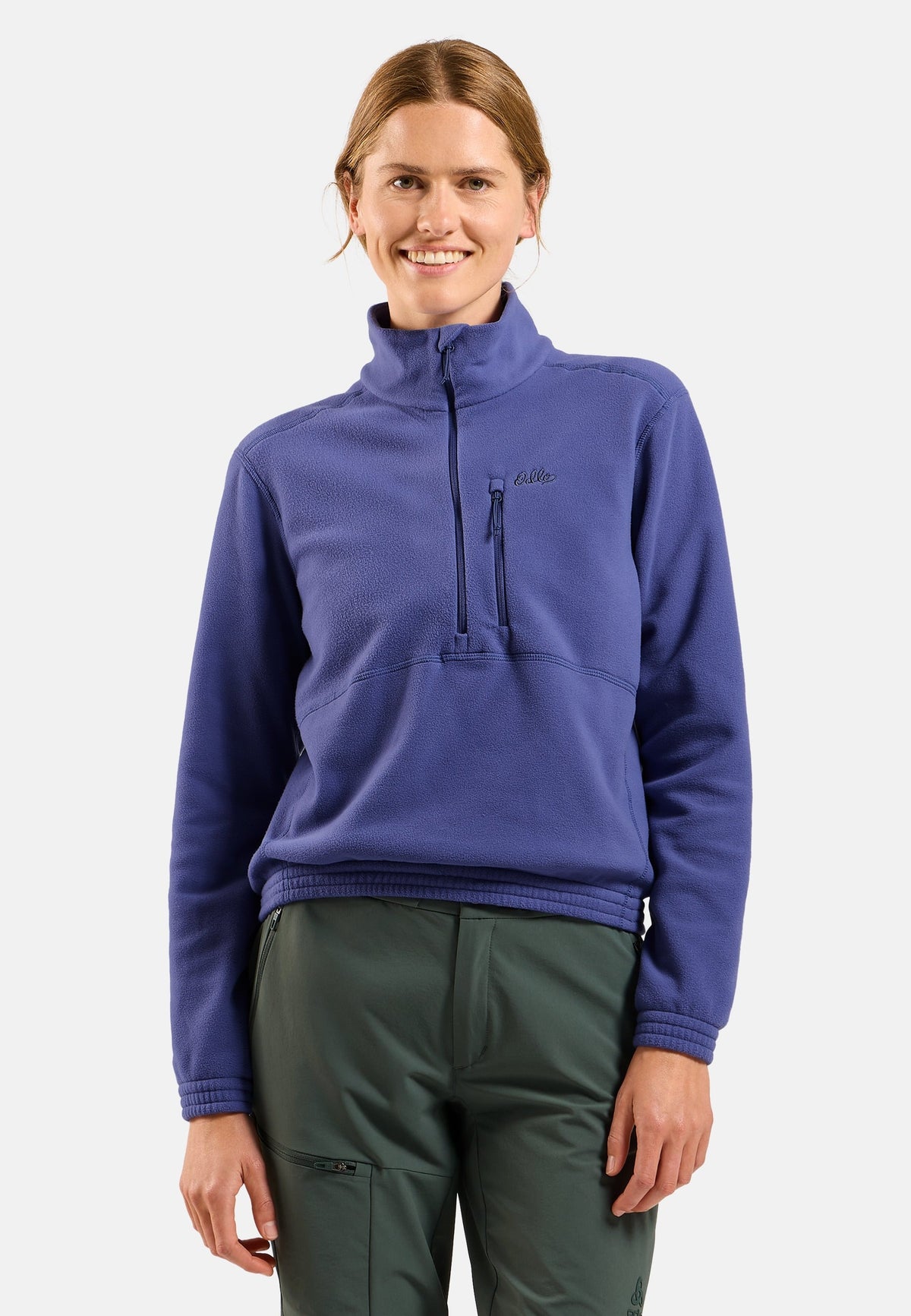 The Essentials classic fleece half-zip multisport mid layer