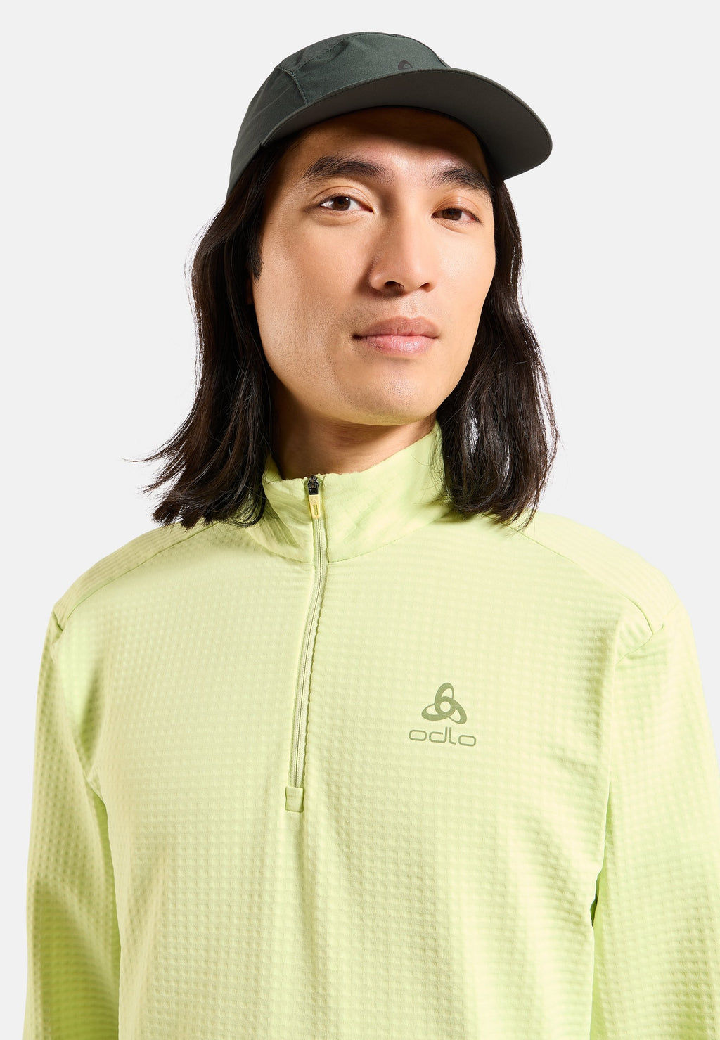 The Essentials Thermal half-zip running mid layer