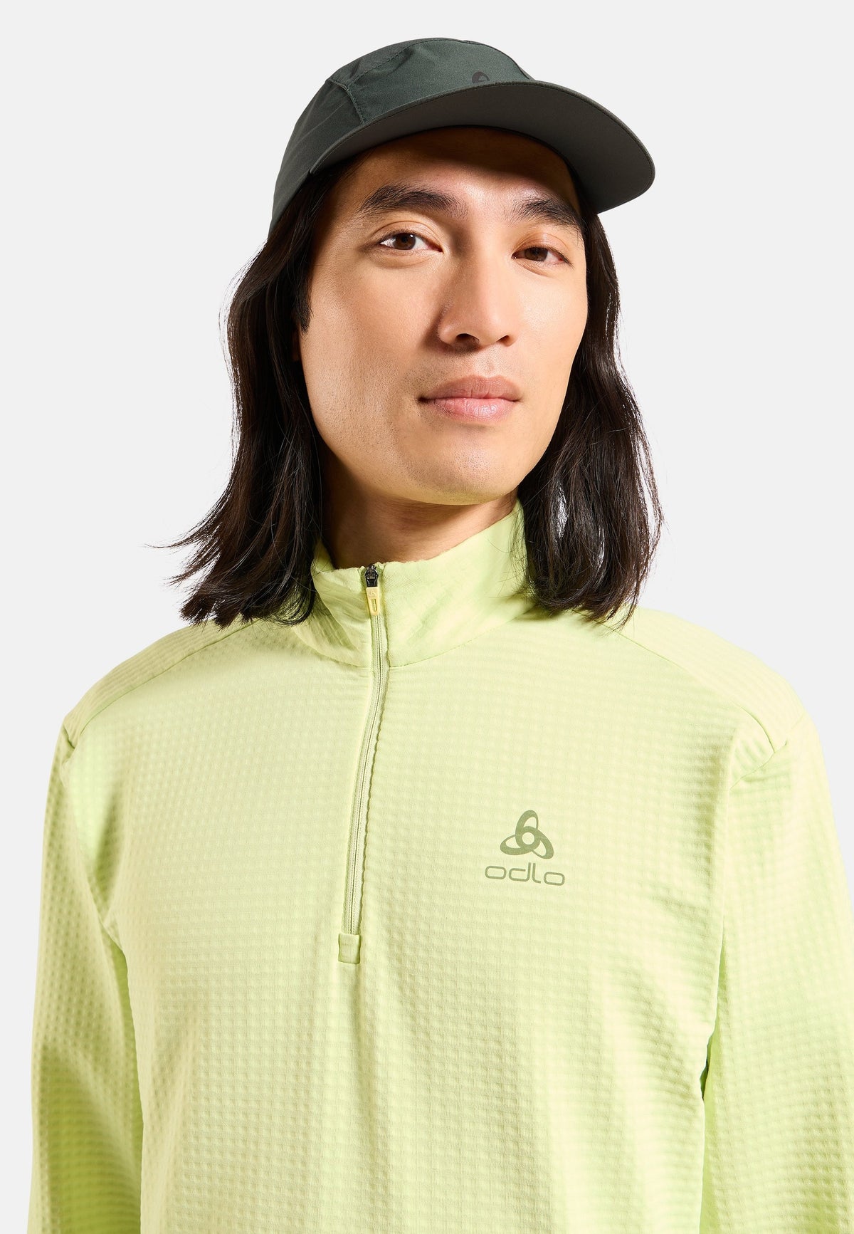 The Essentials Thermal half-zip running mid layer