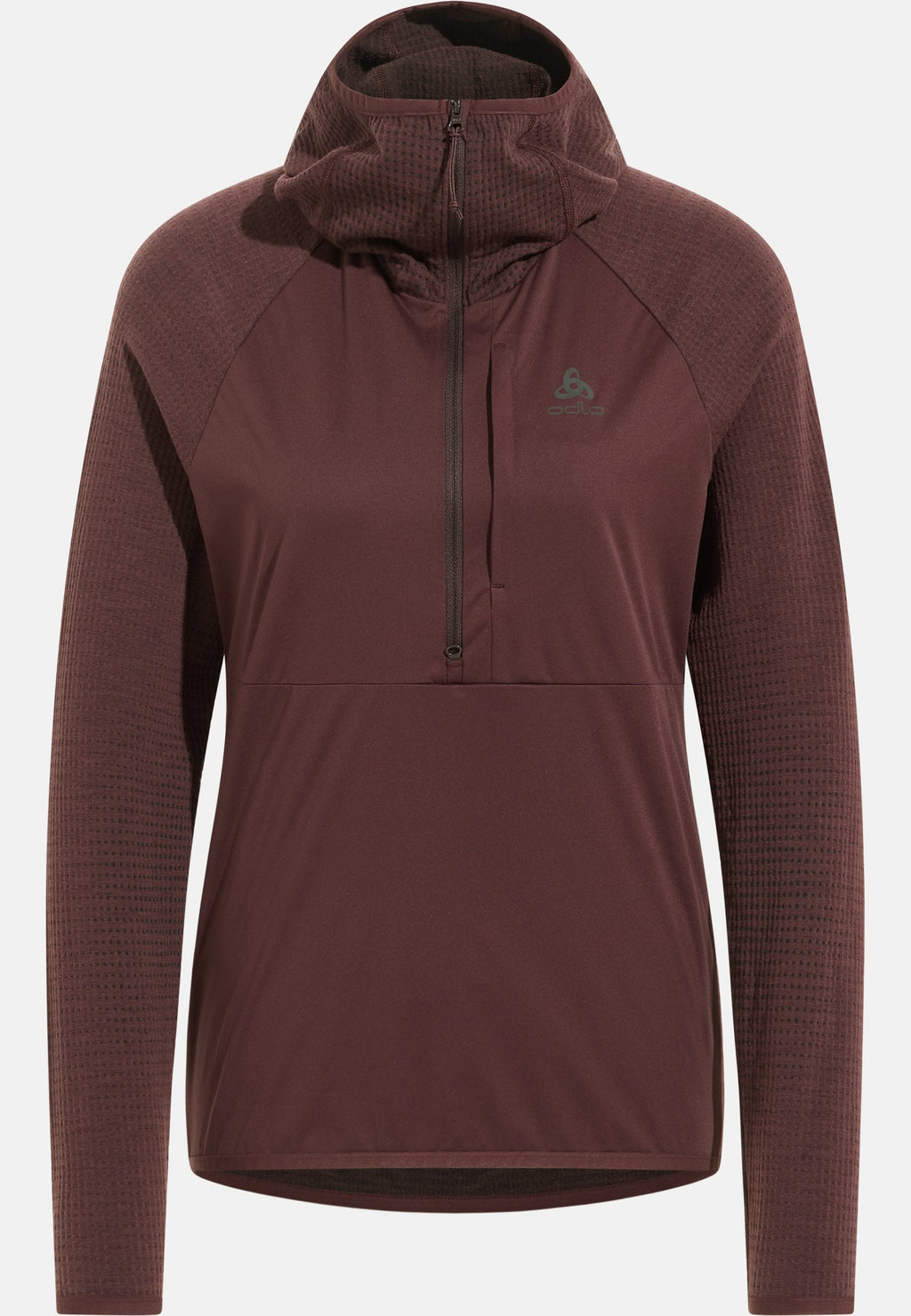 The Zeroweight Pro Performance Wool windproof seamless hooded mid layer