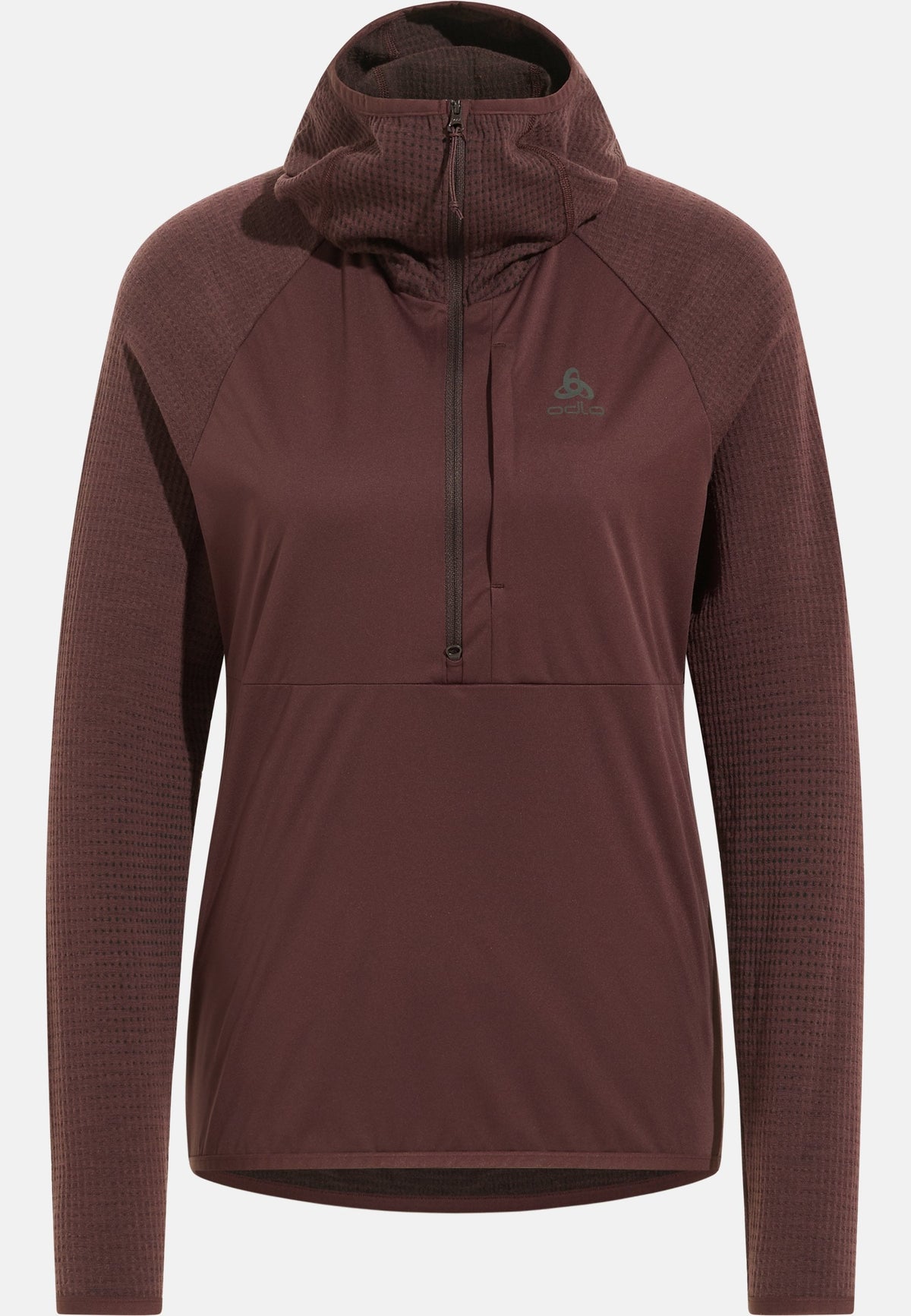 The Zeroweight Pro Performance Wool windproof seamless hooded mid layer