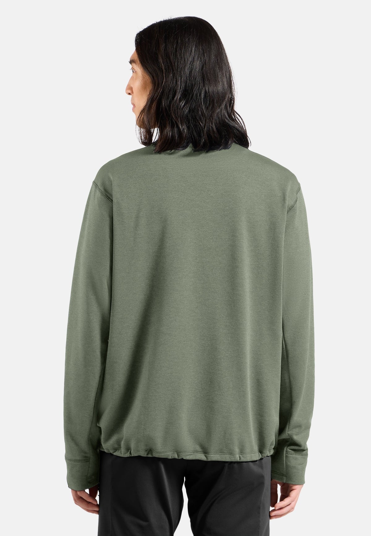 The Essentials grid fleece half-zip multisport mid layer