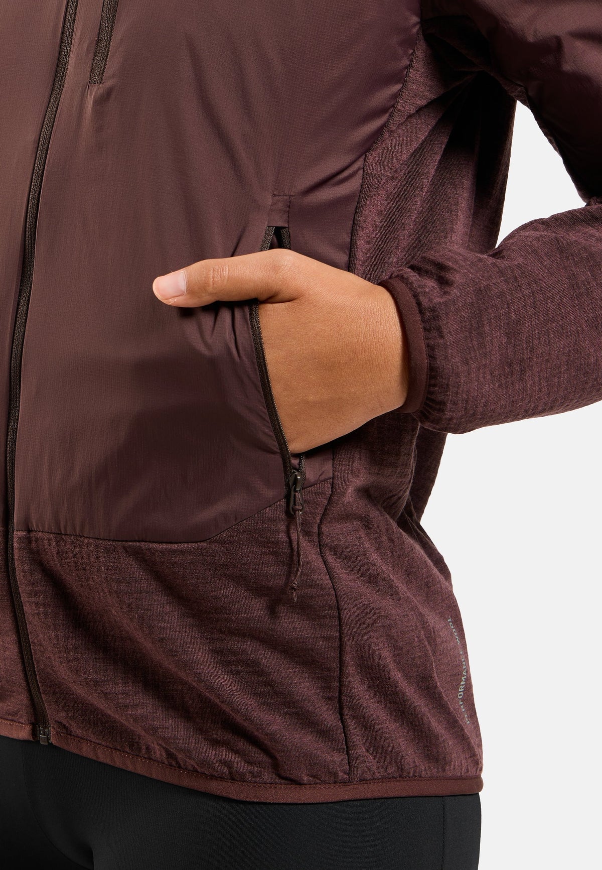 The Ascent wool insulated hybrid jacket
