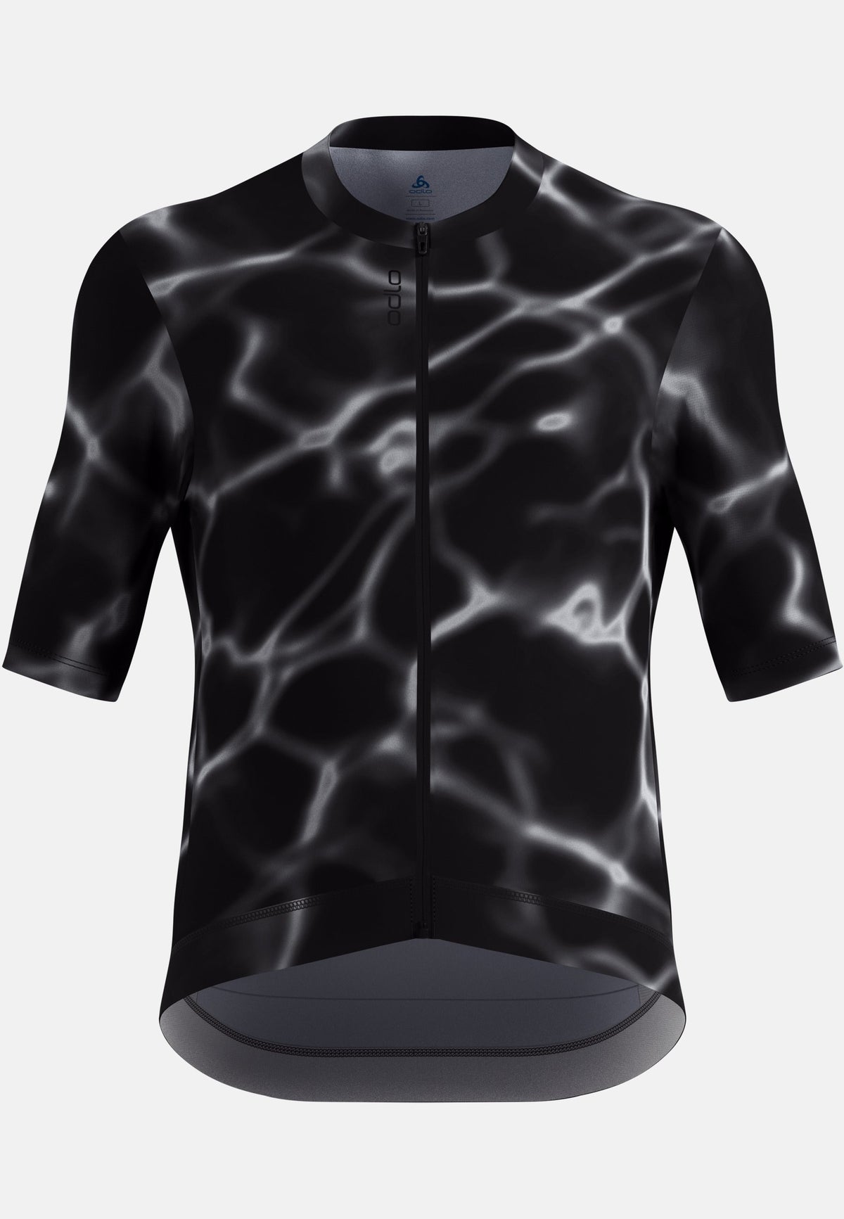 The Zeroweight Pro Chill-Tec full-zip print cycling jersey