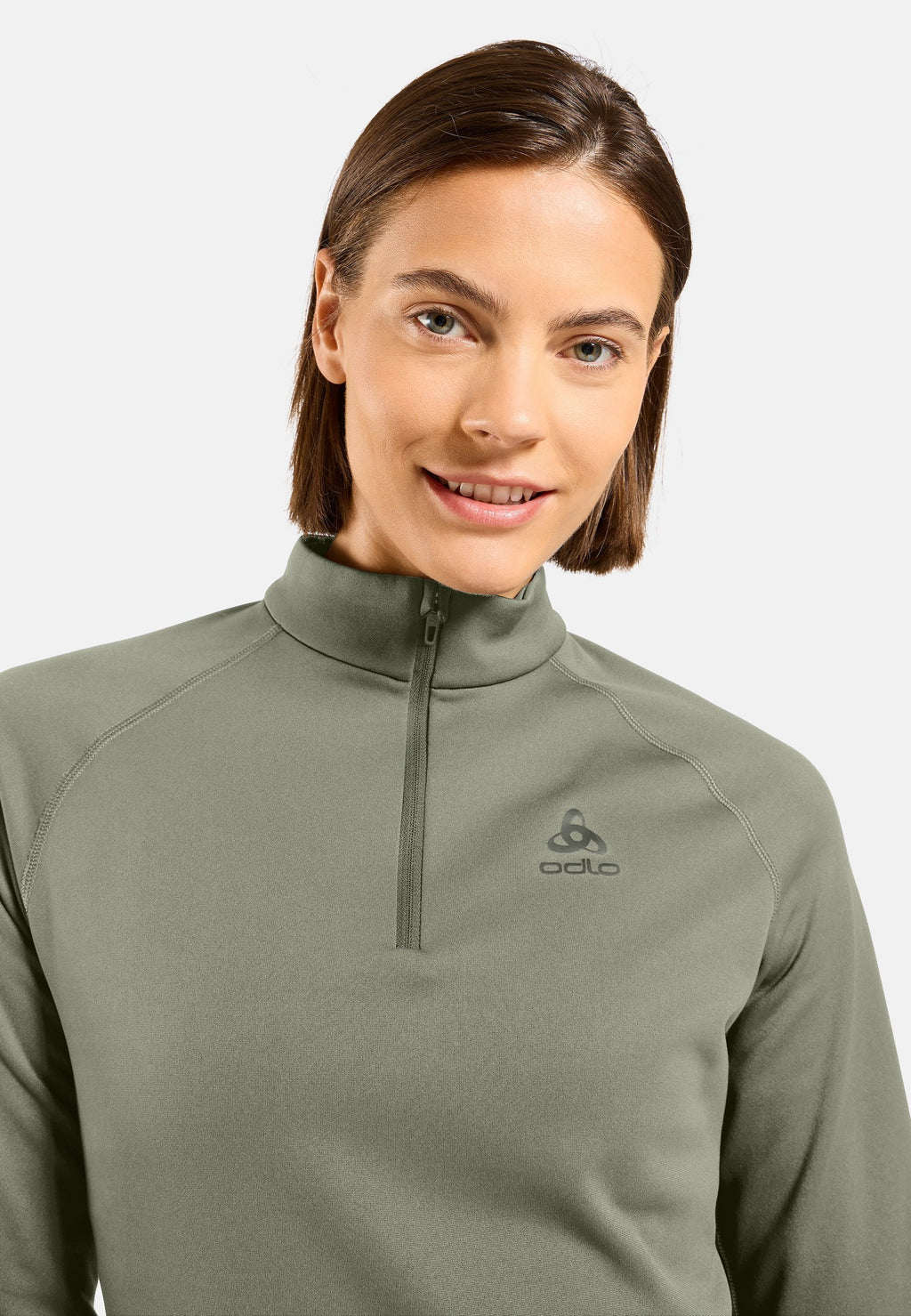 The Besso long sleeve half-zip mid layer