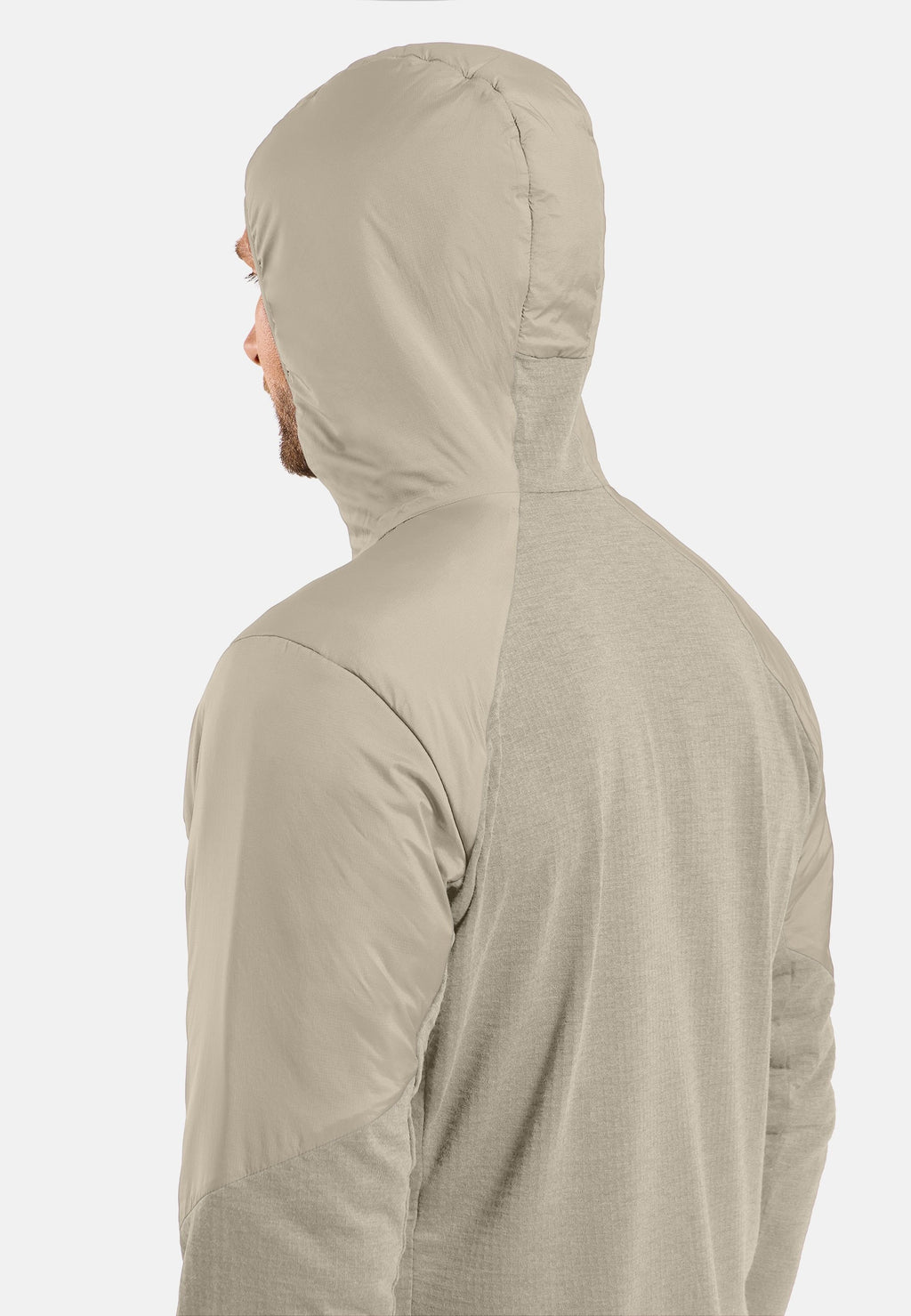 The Ascent wool insulated hybrid jacket