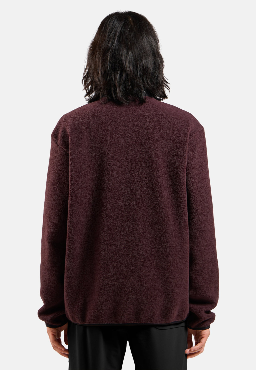 The Essentials high-pile full-zip mid layer