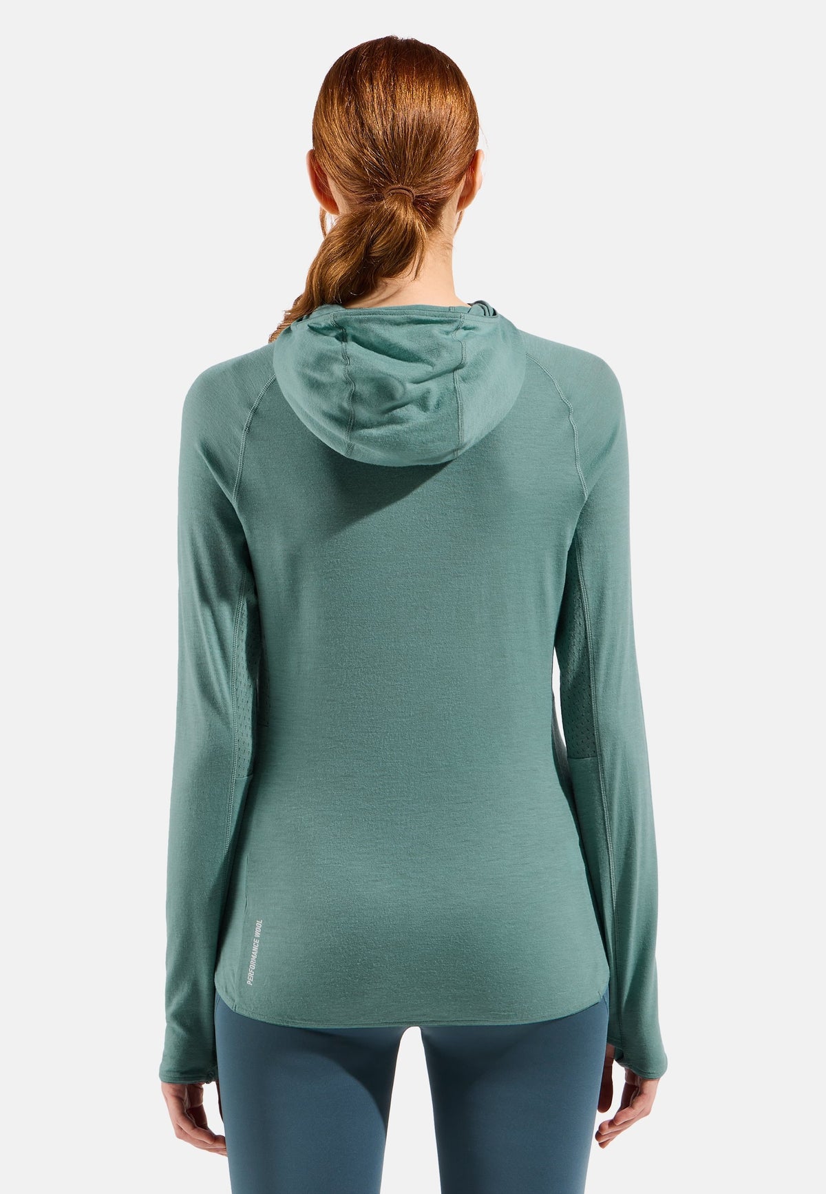 The Ascent Performance Wool 125 micro mid layer hooded zip