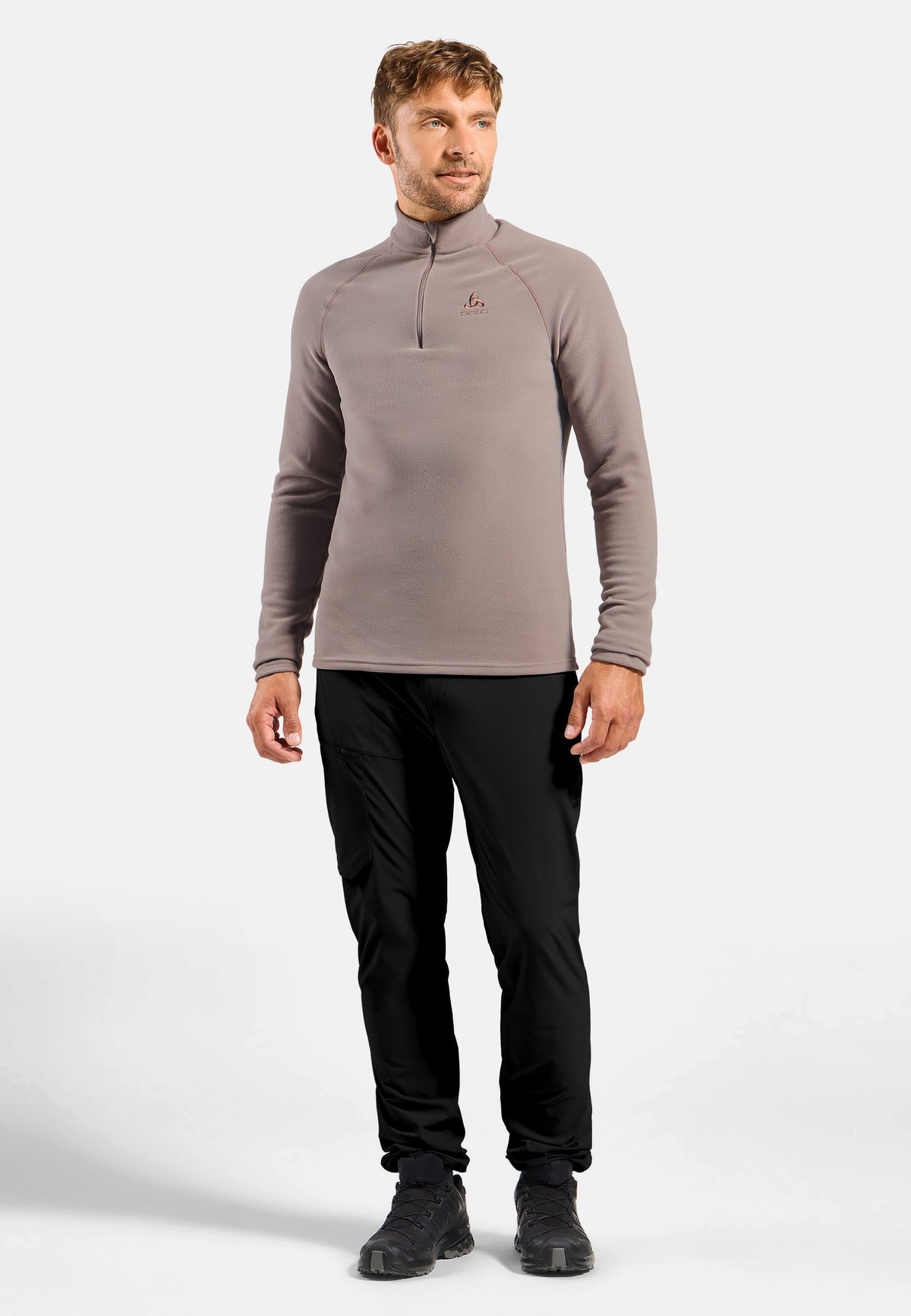 The Rigi half-zip mid layer