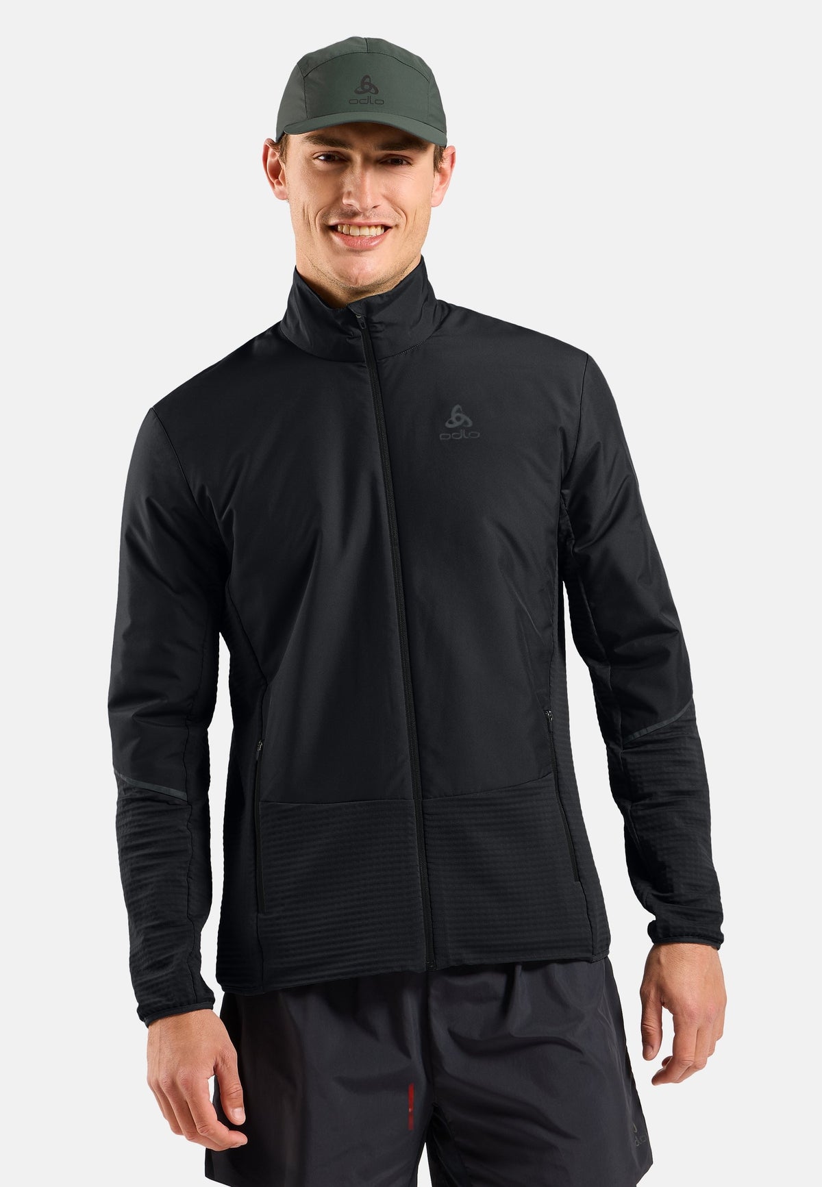 The Essentials Insulator hybrid running jacket