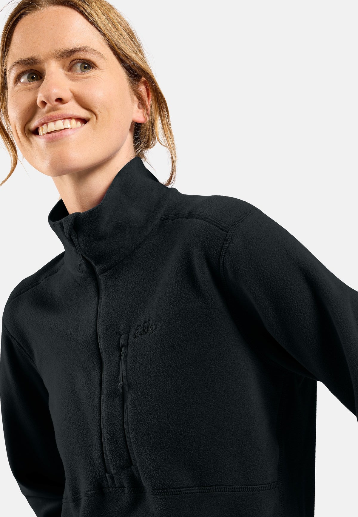 The Essentials classic fleece half-zip multisport mid layer