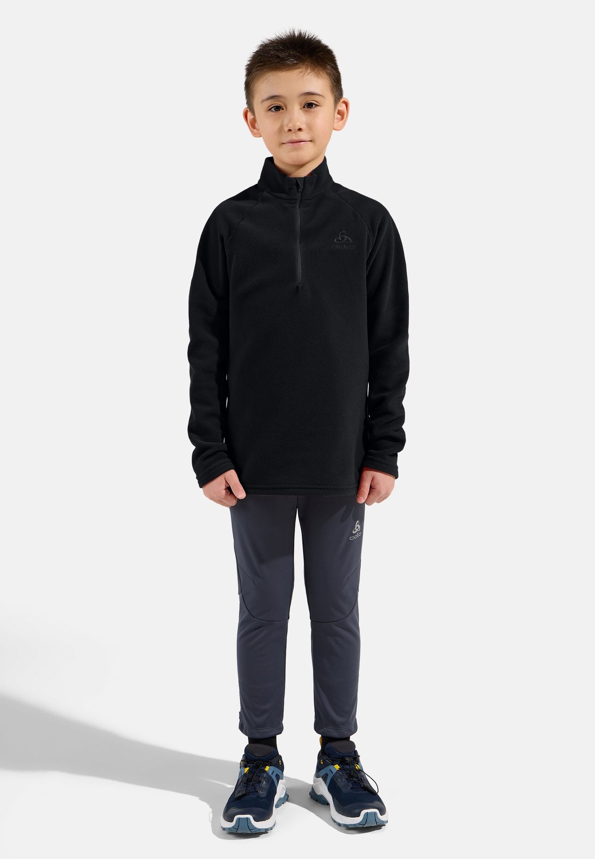 The Rigi kids' half-zip mid layer