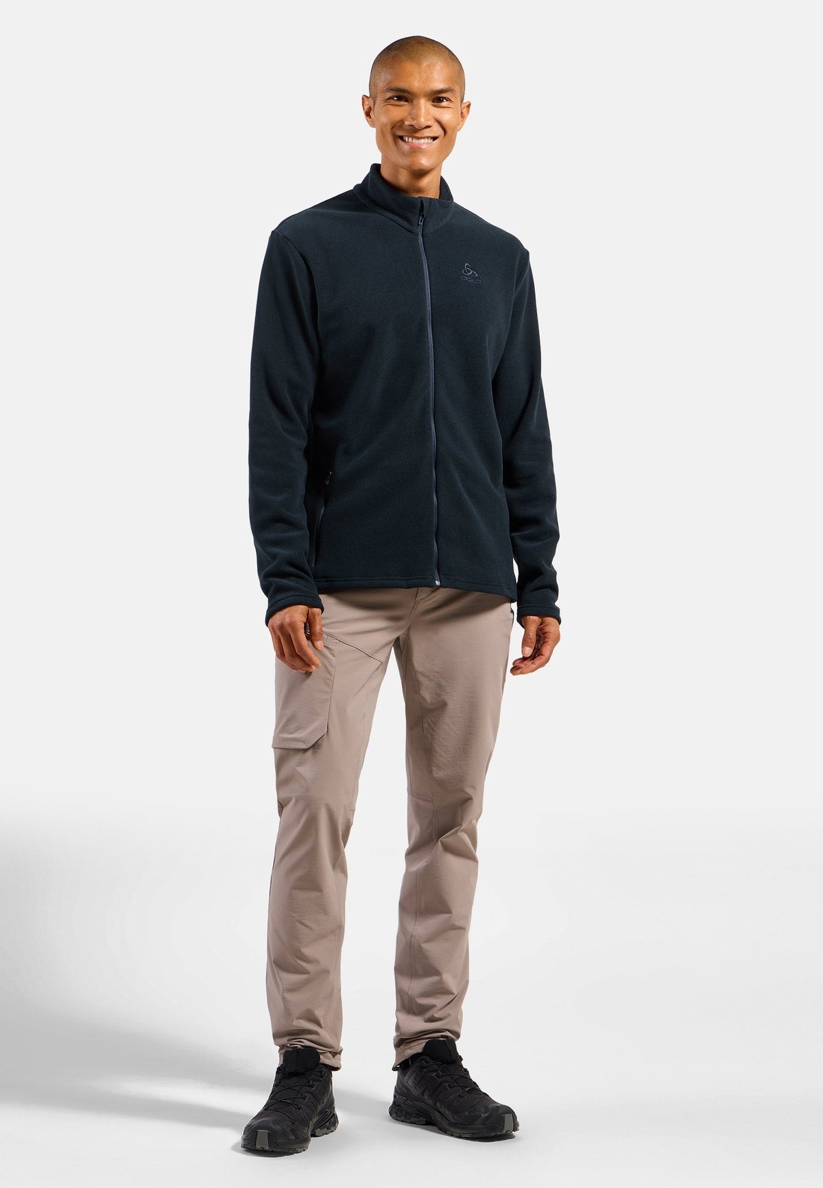 The men's Roy full zip mid layer top