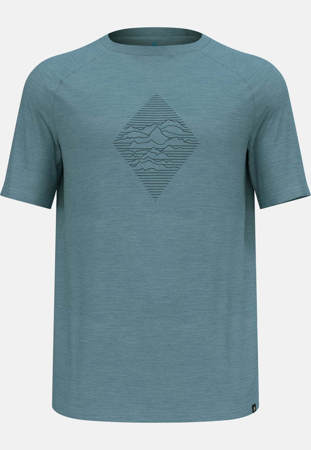 The Merino blend 130 print t-shirt