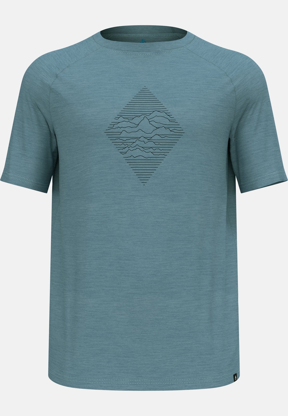 The Merino blend 130 print t-shirt