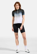 The Zeroweight Chill-Tec print short sleeve cycling jersey