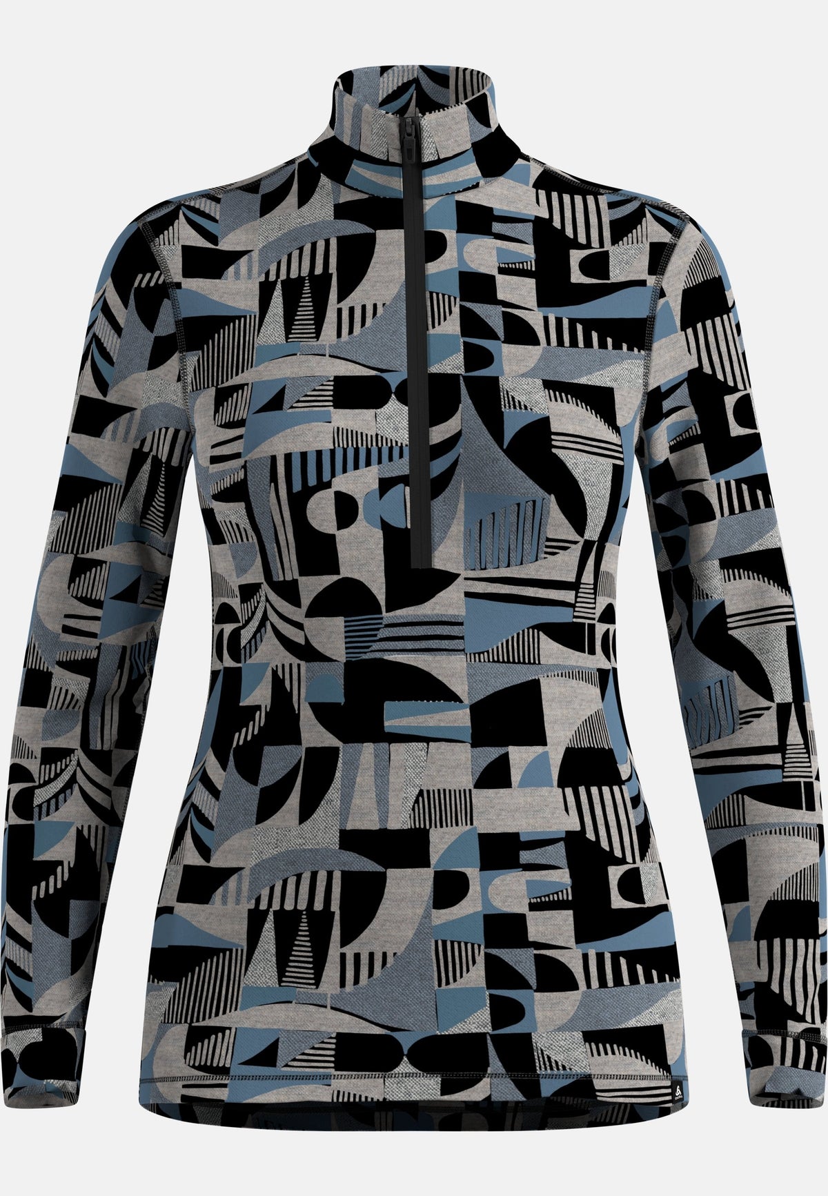 The Natural Merino Warm Jacquard Base Layer Half-Zip