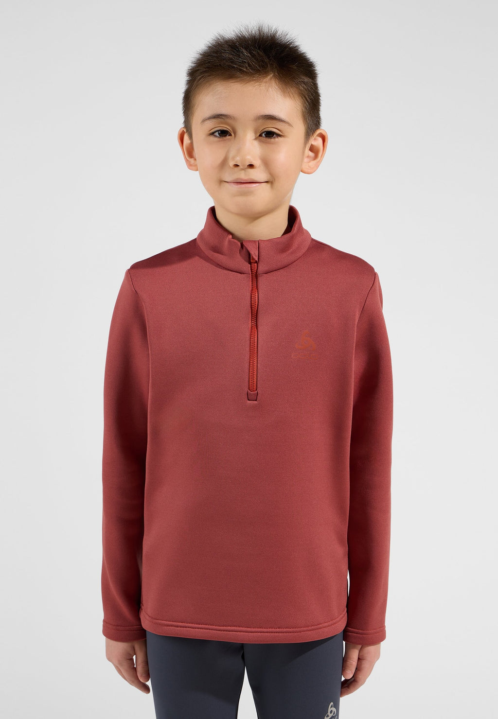 The Berra kids' half-zip mid layer