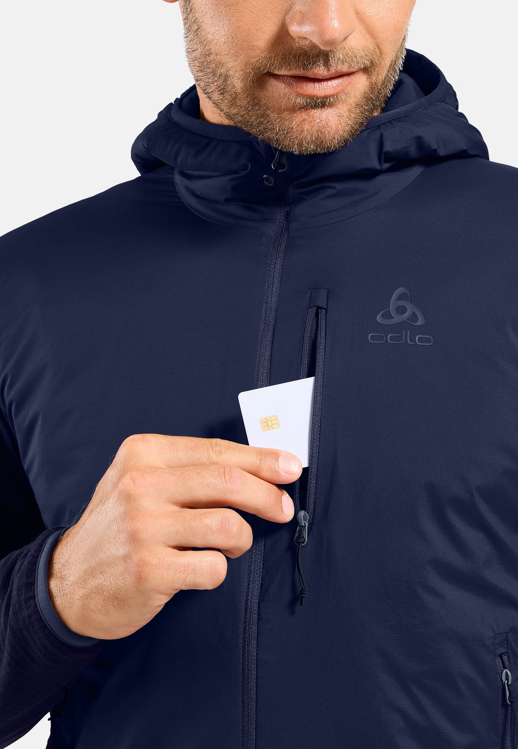 The Ascent wool insulated hybrid jacket