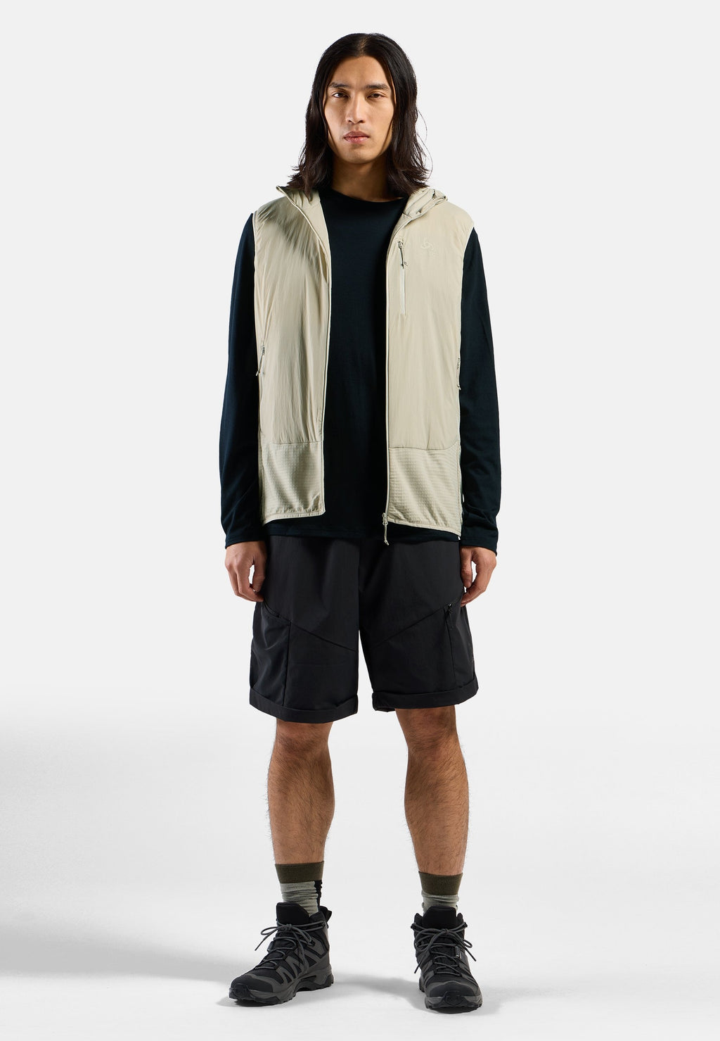 The Ascent wool insulated hybrid vest