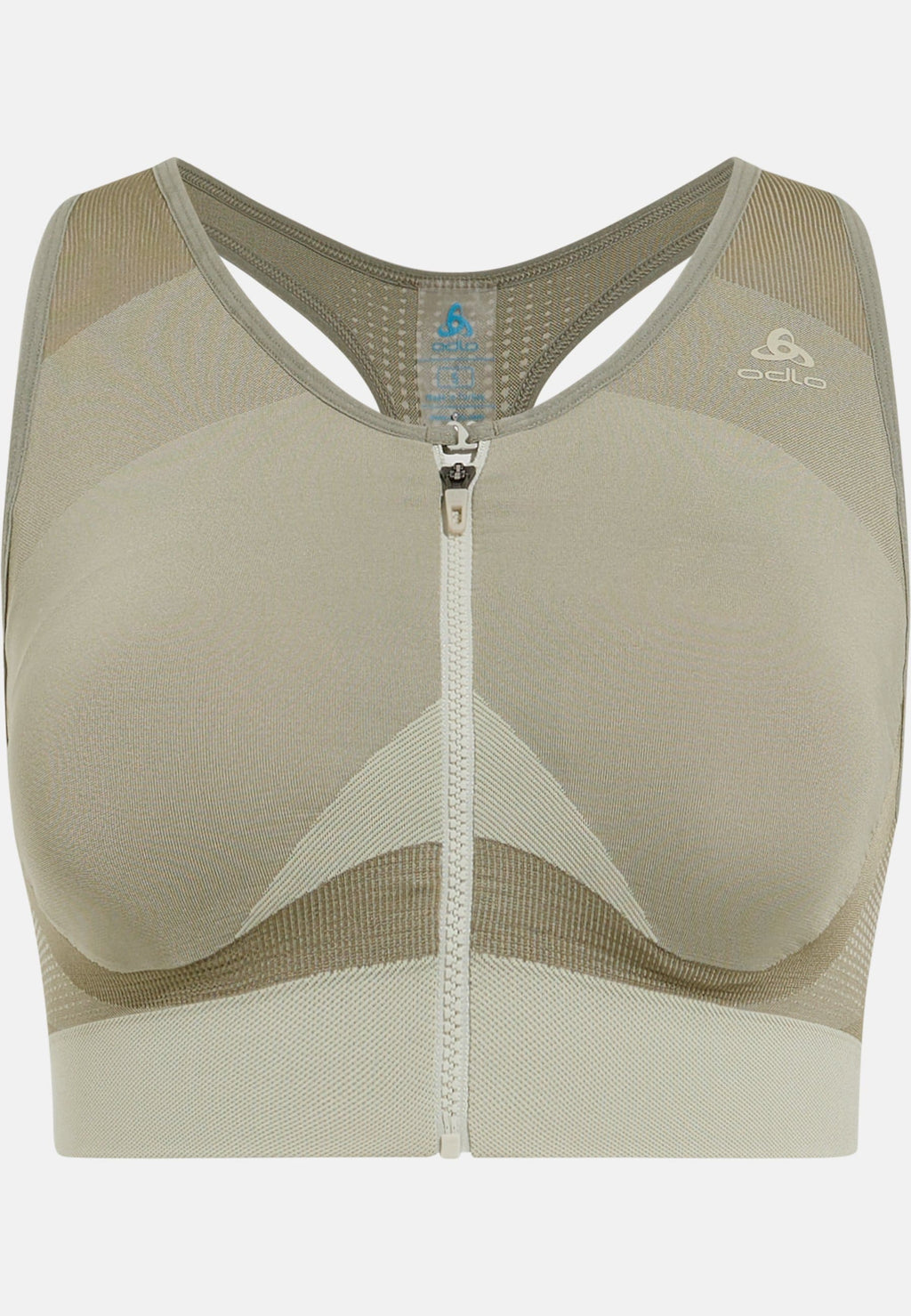 The Seamless zip high-support sports bra