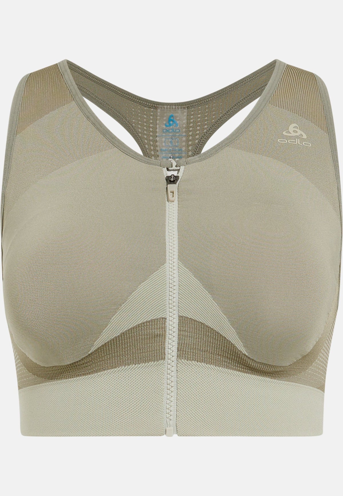 The Seamless zip high-support sports bra