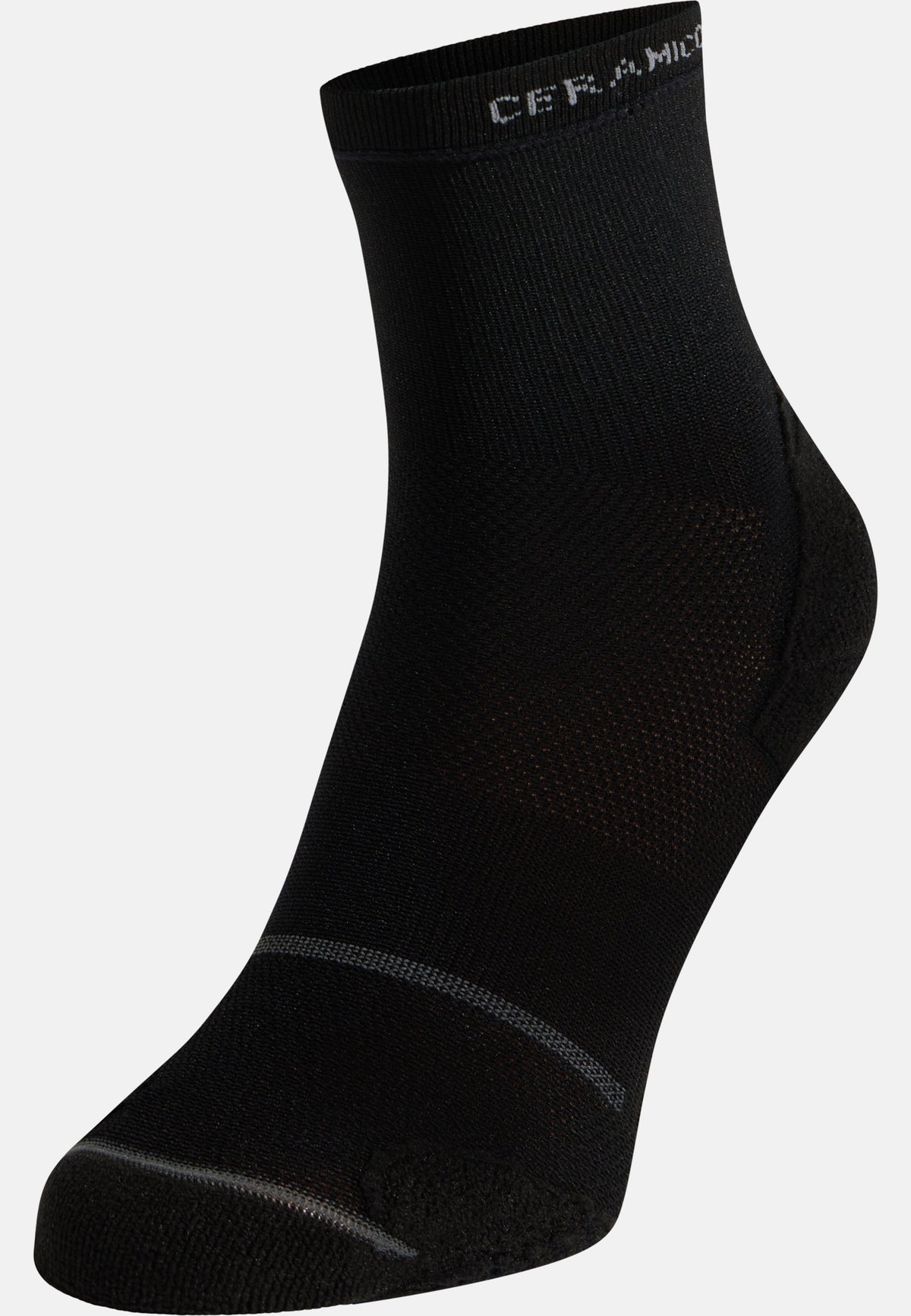 The Ceramicool reflective micro crew cycling socks