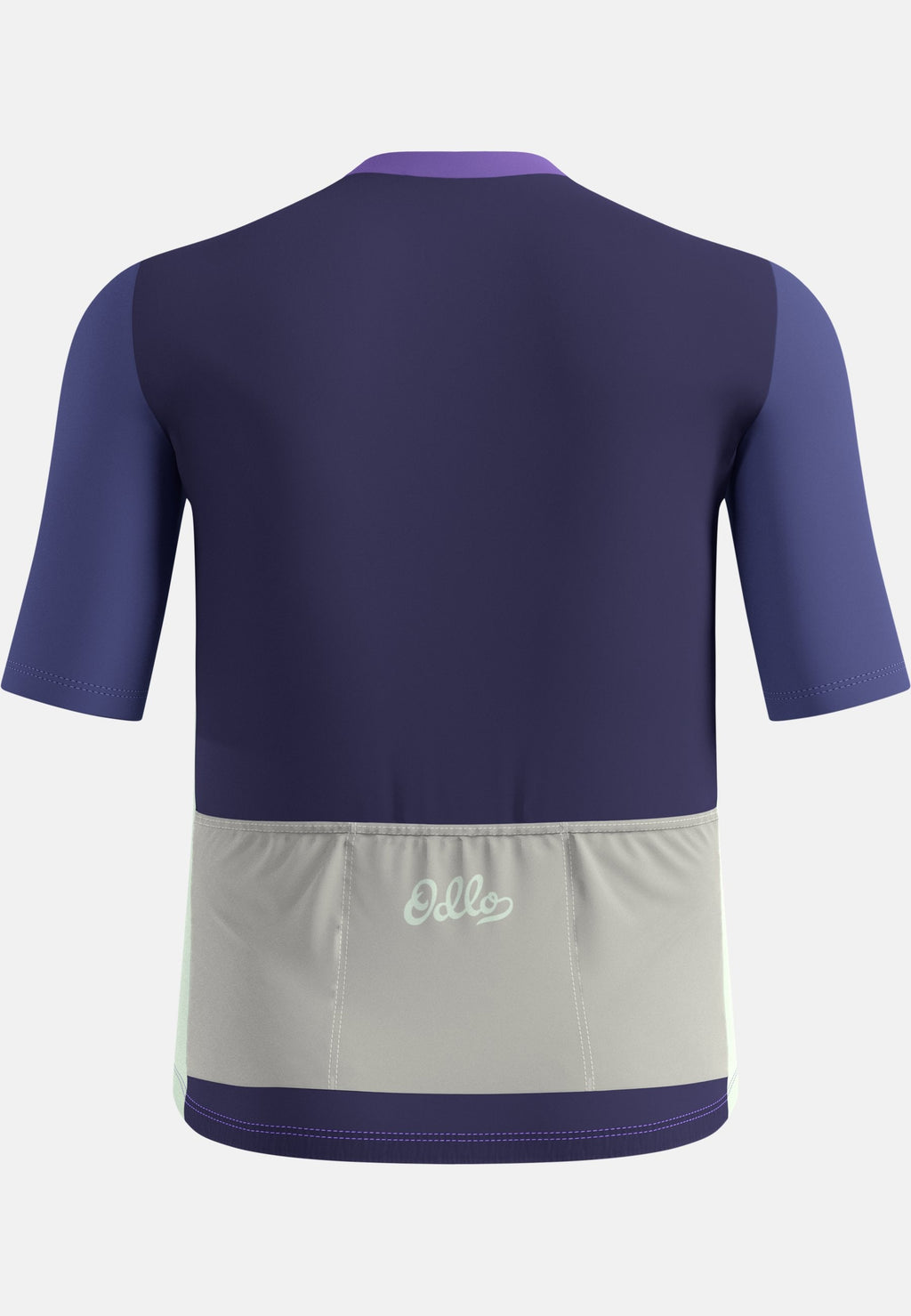 The Essentials heritage print full-zip cycling jersey
