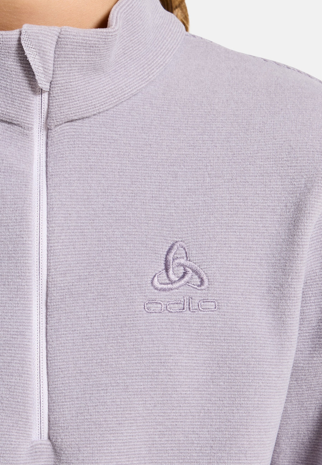 The Roy kids' stripe half-zip mid layer