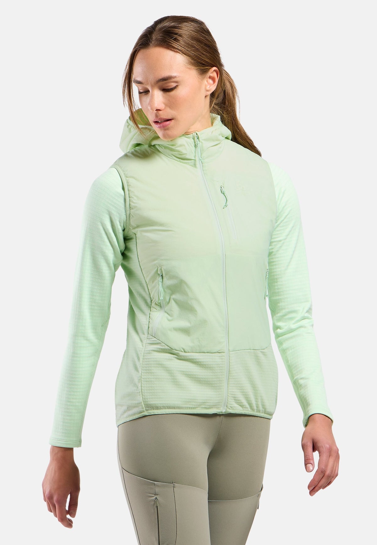 The Ascent wool insulated hybrid vest
