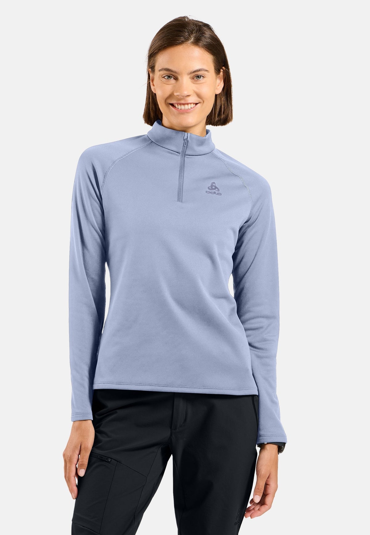 The Besso long sleeve half-zip mid layer