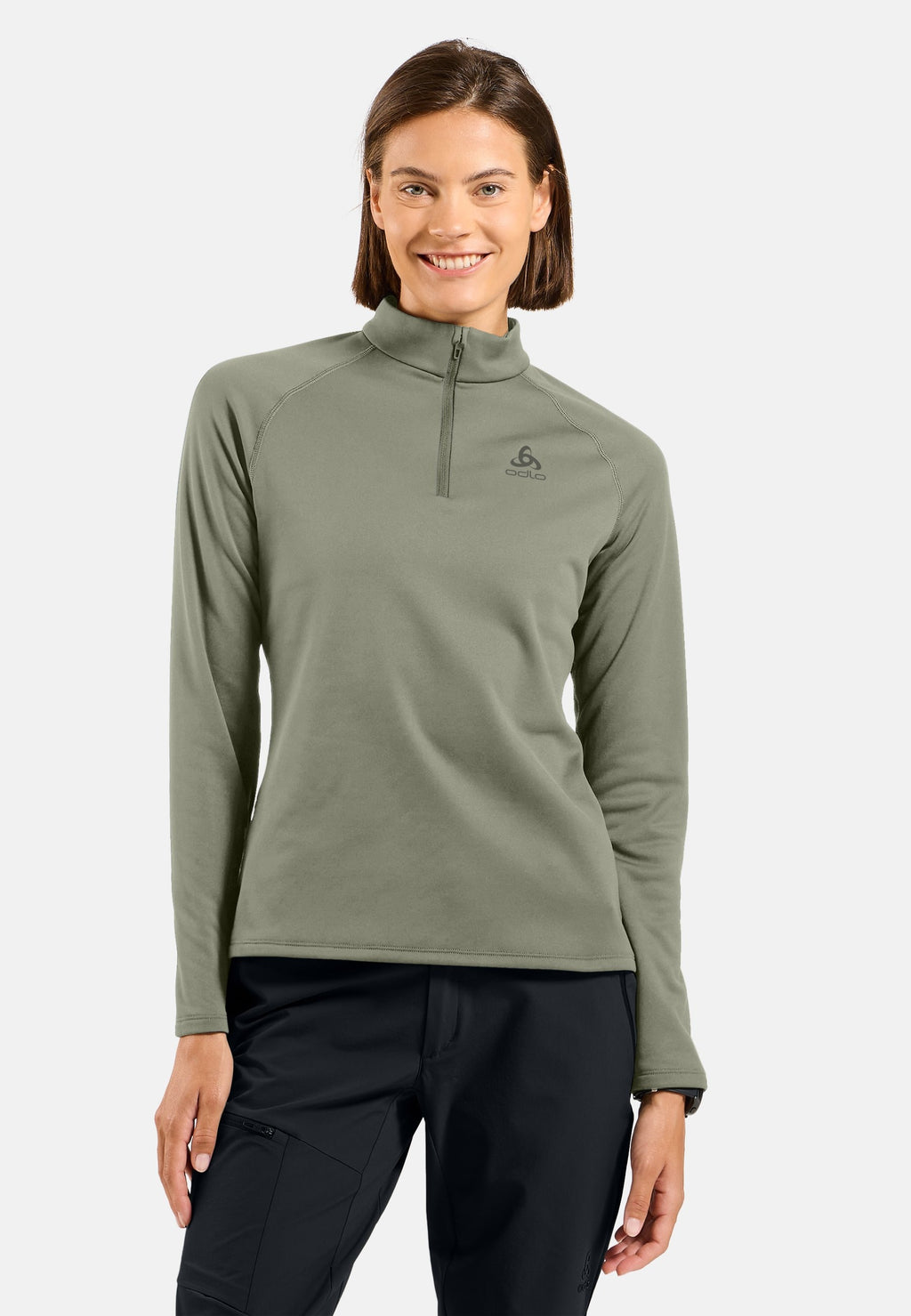 The Besso long sleeve half-zip mid layer