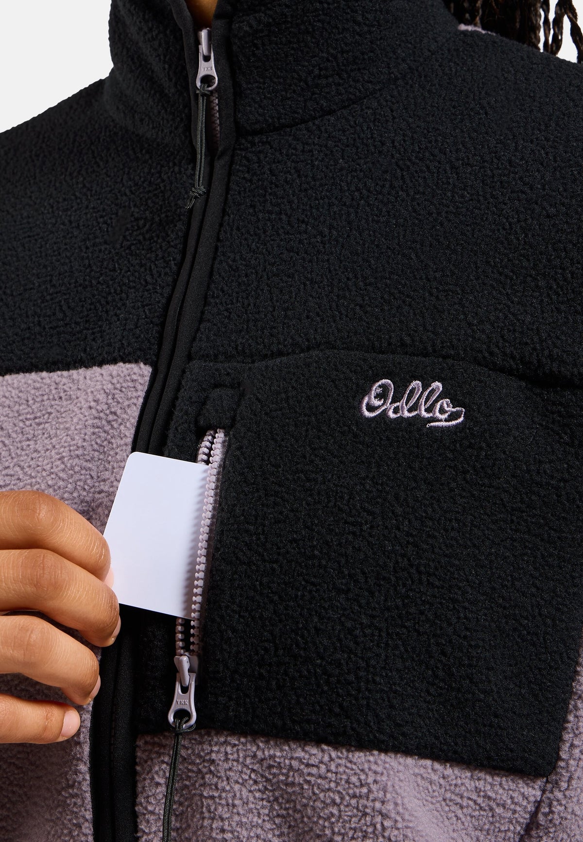 The Essentials high-pile full-zip mid layer
