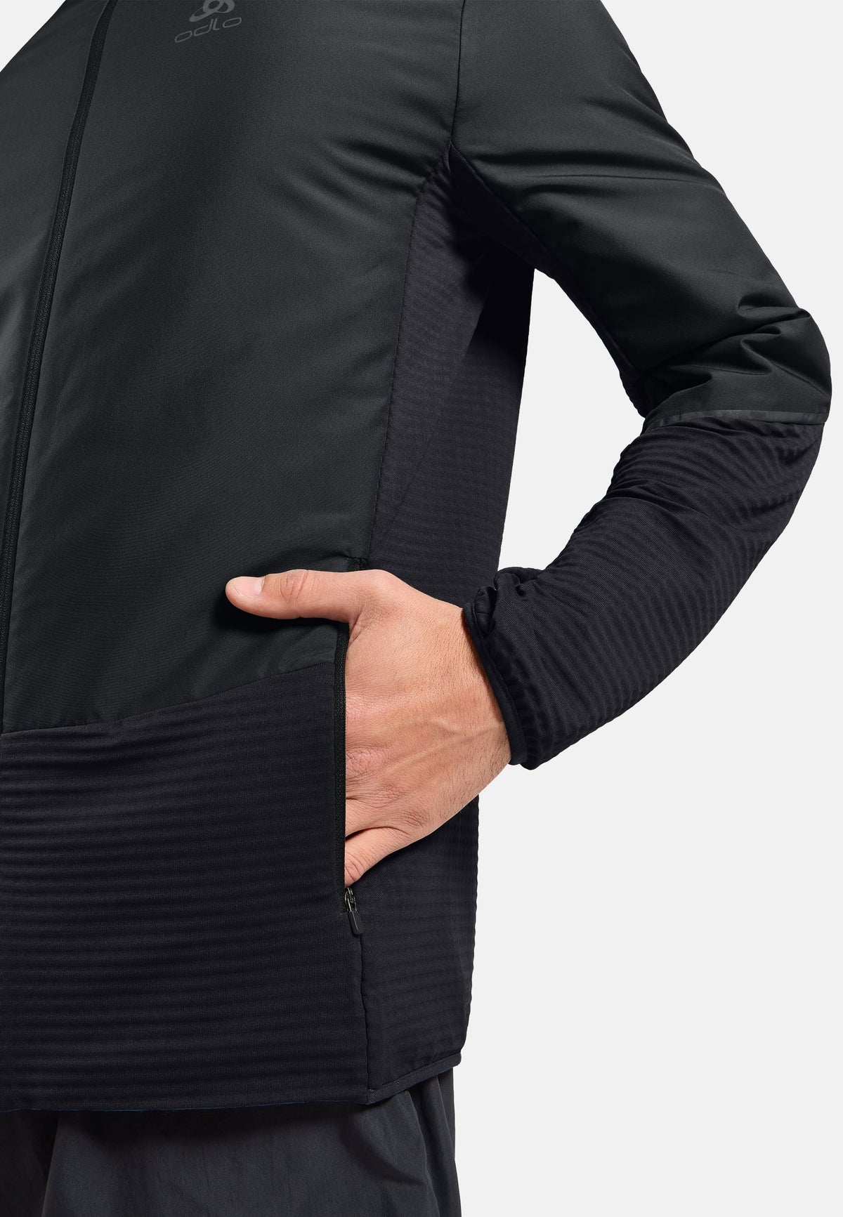 The Essentials Insulator hybrid running jacket
