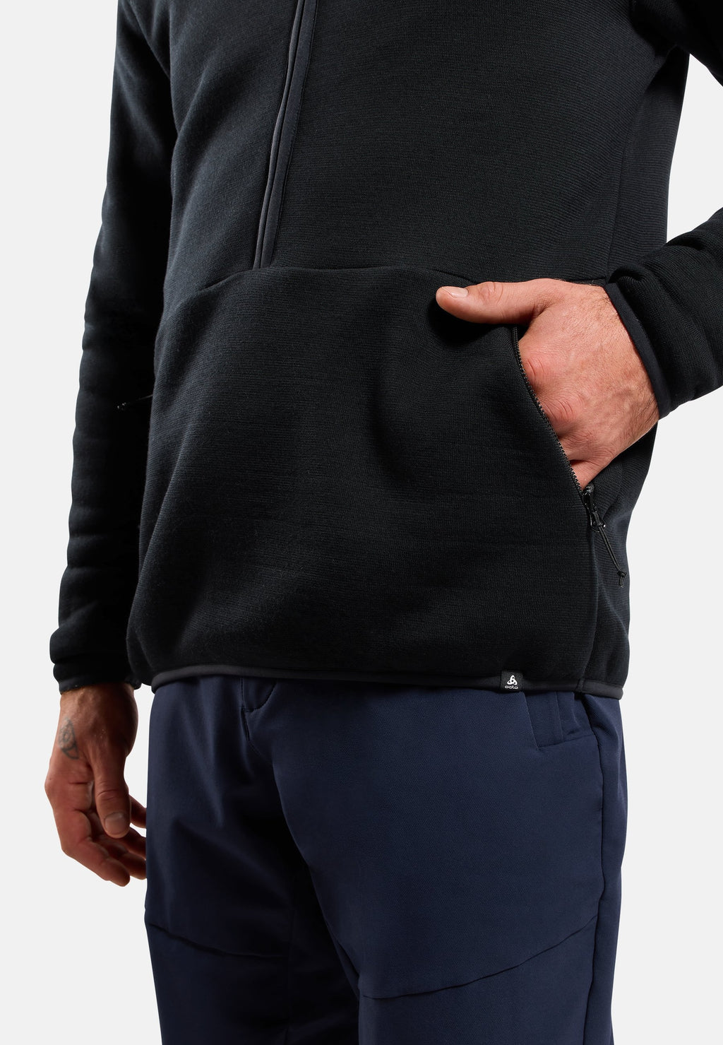 The Airwool unisex merino half-zip mid layer