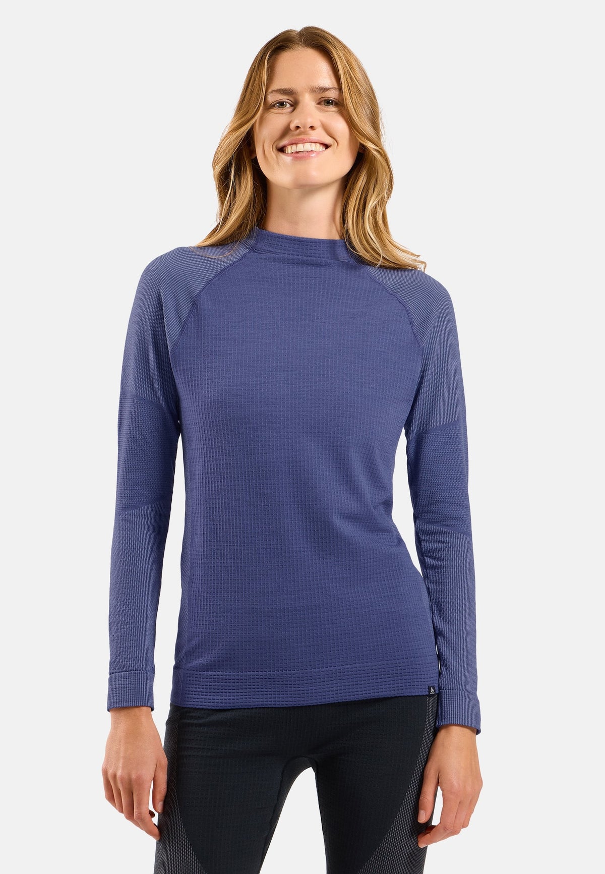 The Seamless Performance Wool crewneck base layer top