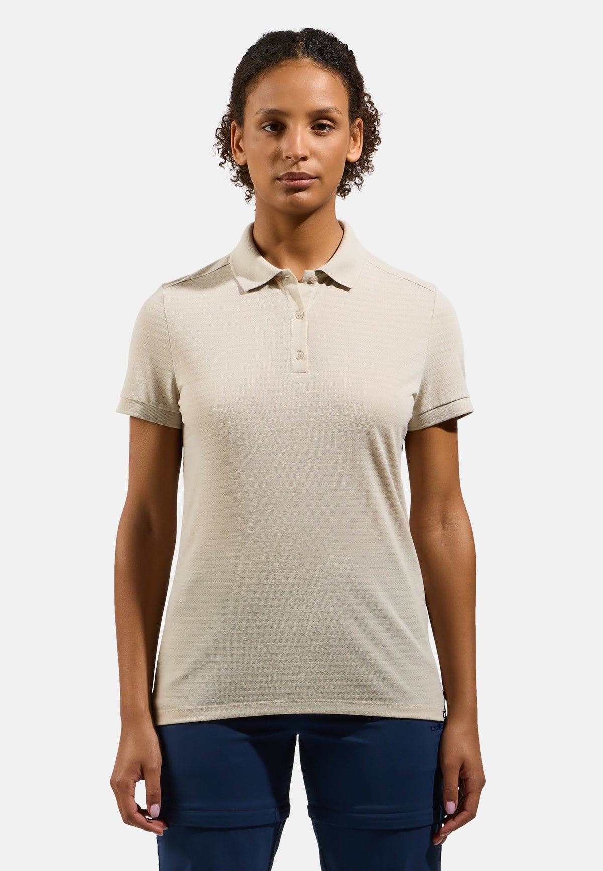 The Ascent natural polo shirt