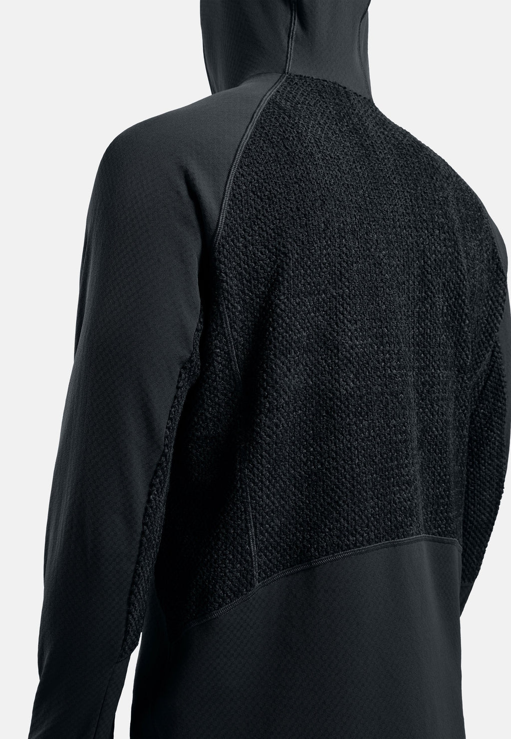 The X-Alp half-zip hooded trail running mid layer