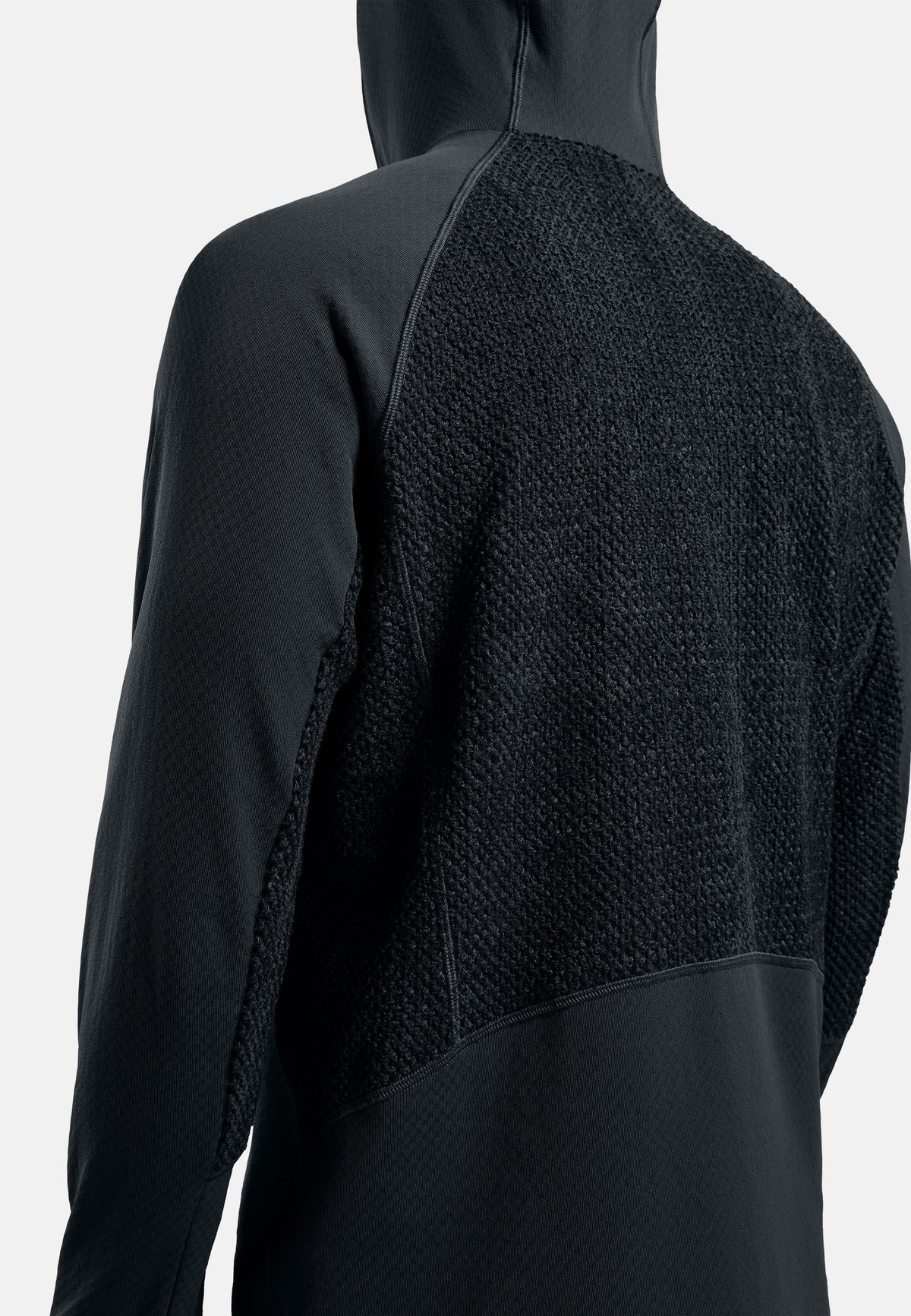 The X-Alp half-zip hooded trail running mid layer