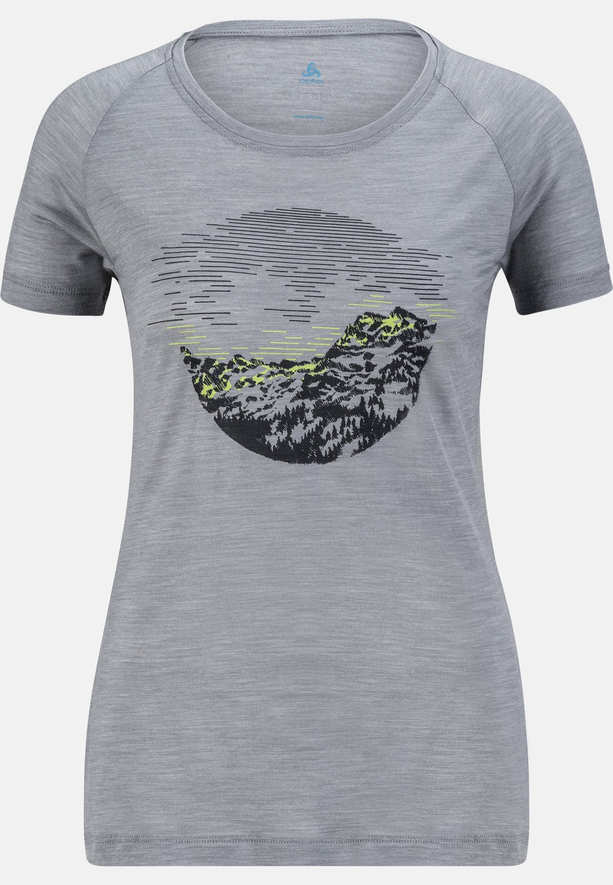 The Ascent Performance Wool Light sunrise t-shirt
