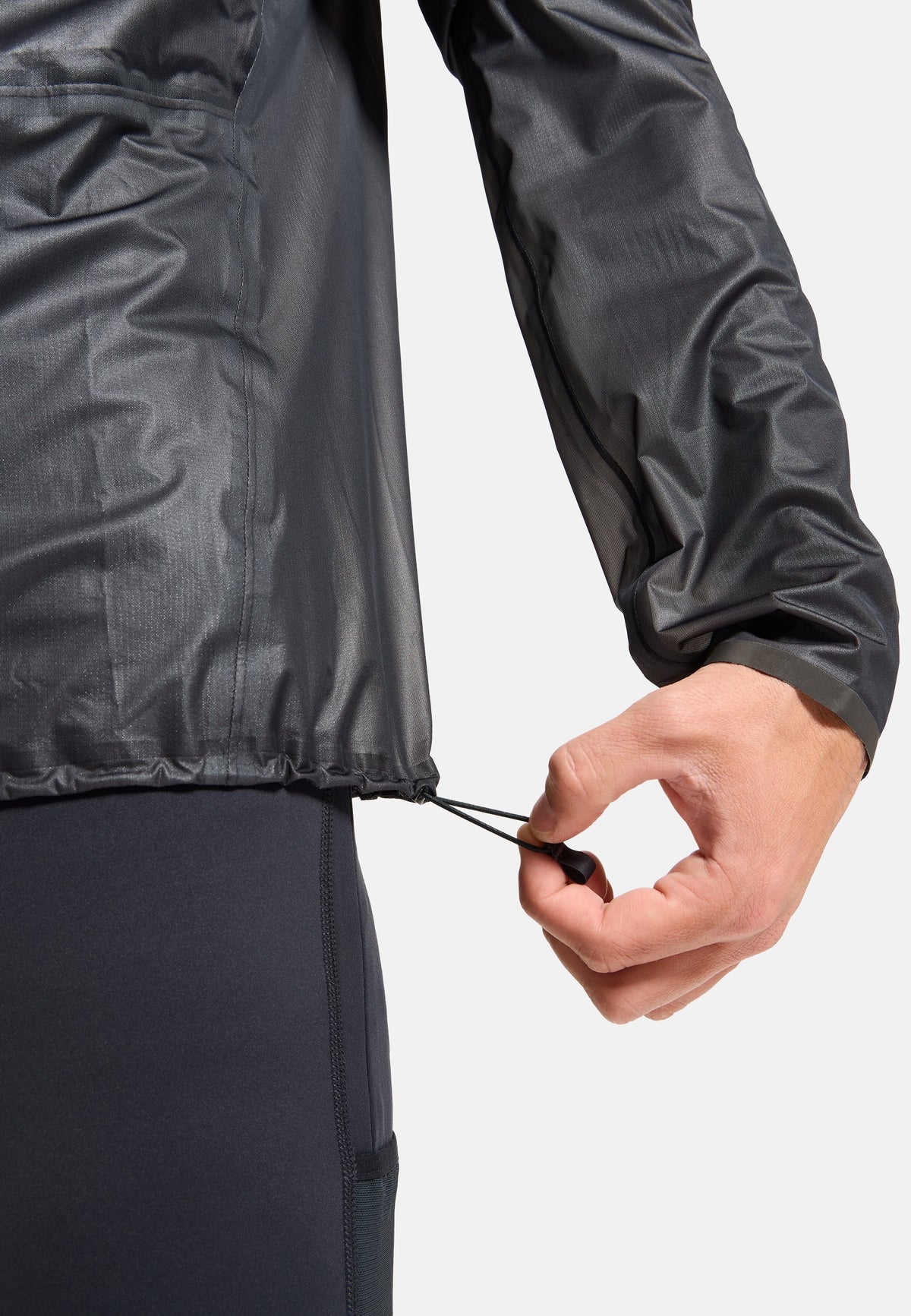 The Dual Dry Performance Knit waterproof insulated running jacket