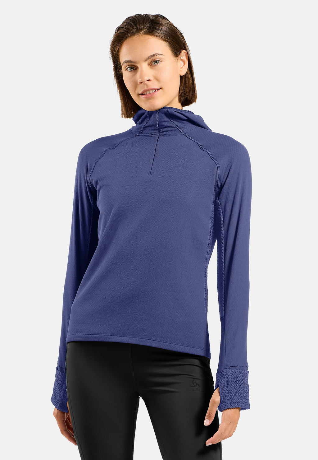 The X-Alp half-zip hooded trail running mid layer