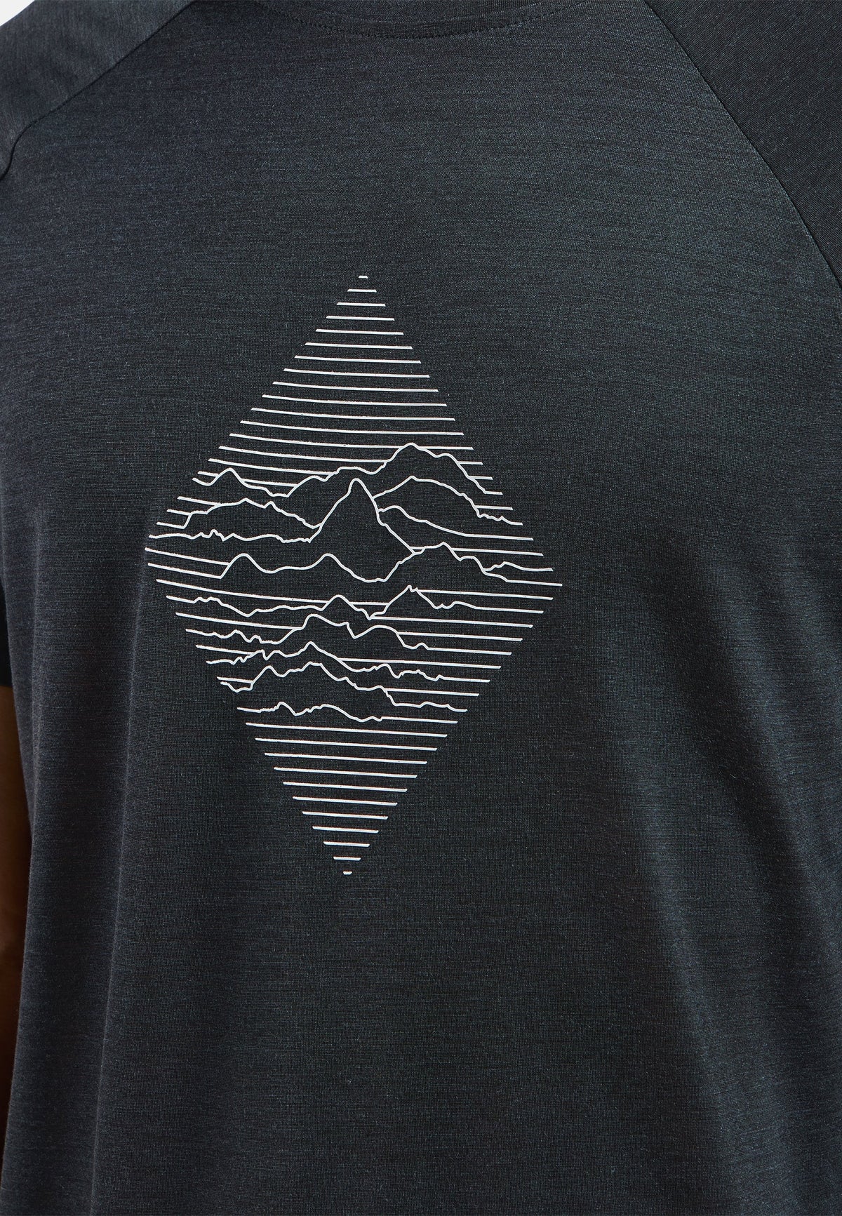 The Merino blend 130 print t-shirt